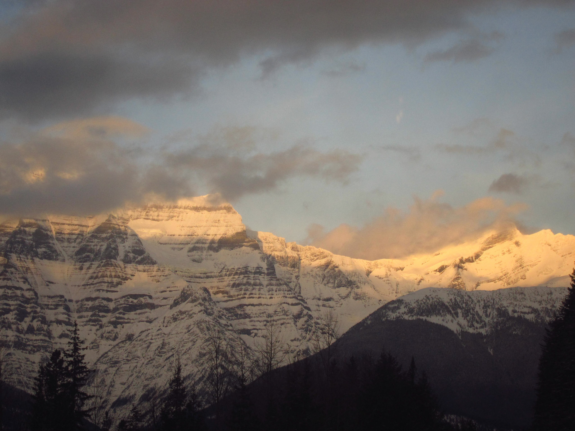 Mount Robson - the highest peak of the Rocky Mountains