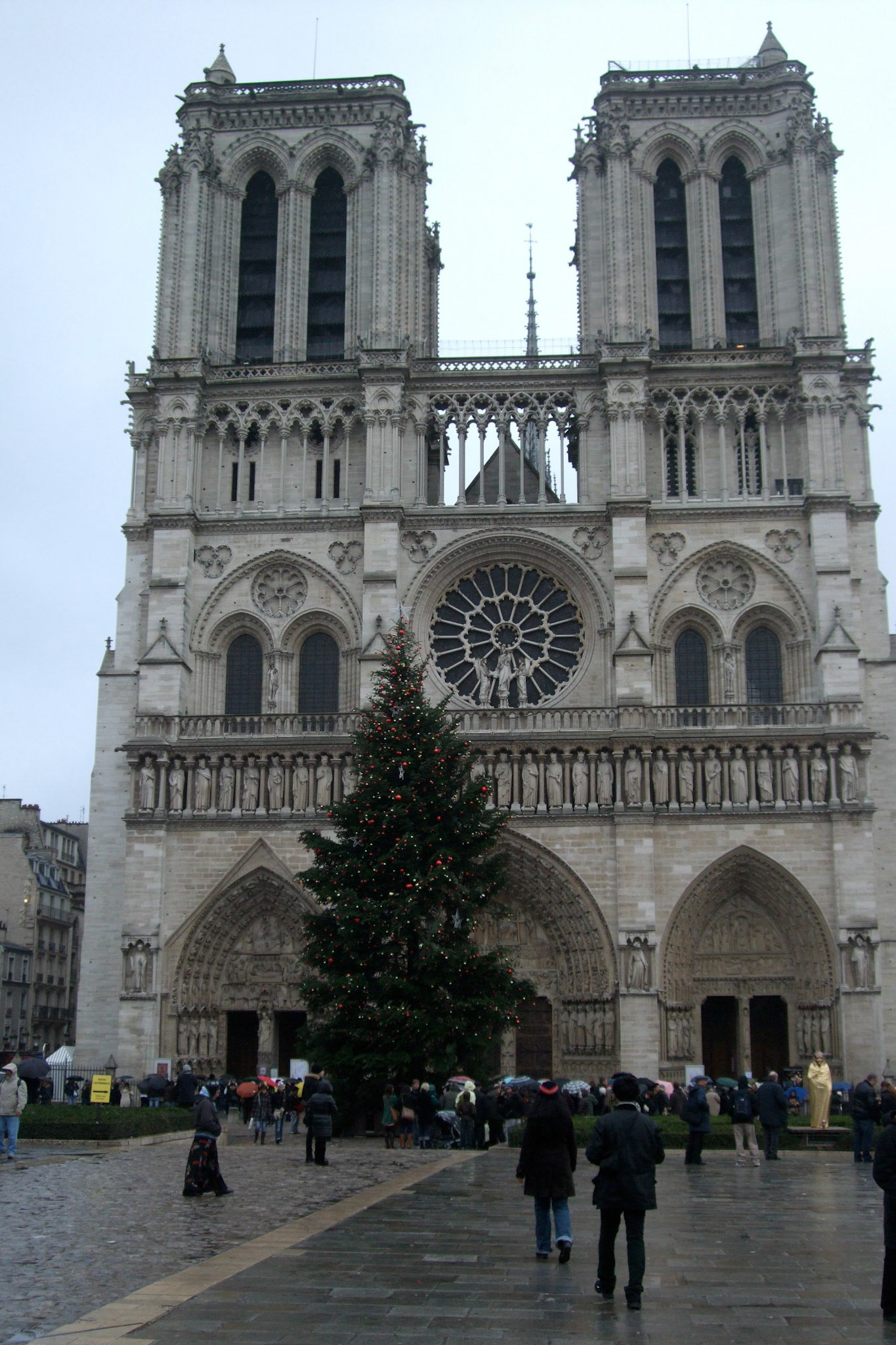 One of Paris' most famous sites: Notre Dame; as beautiful as on my last visit