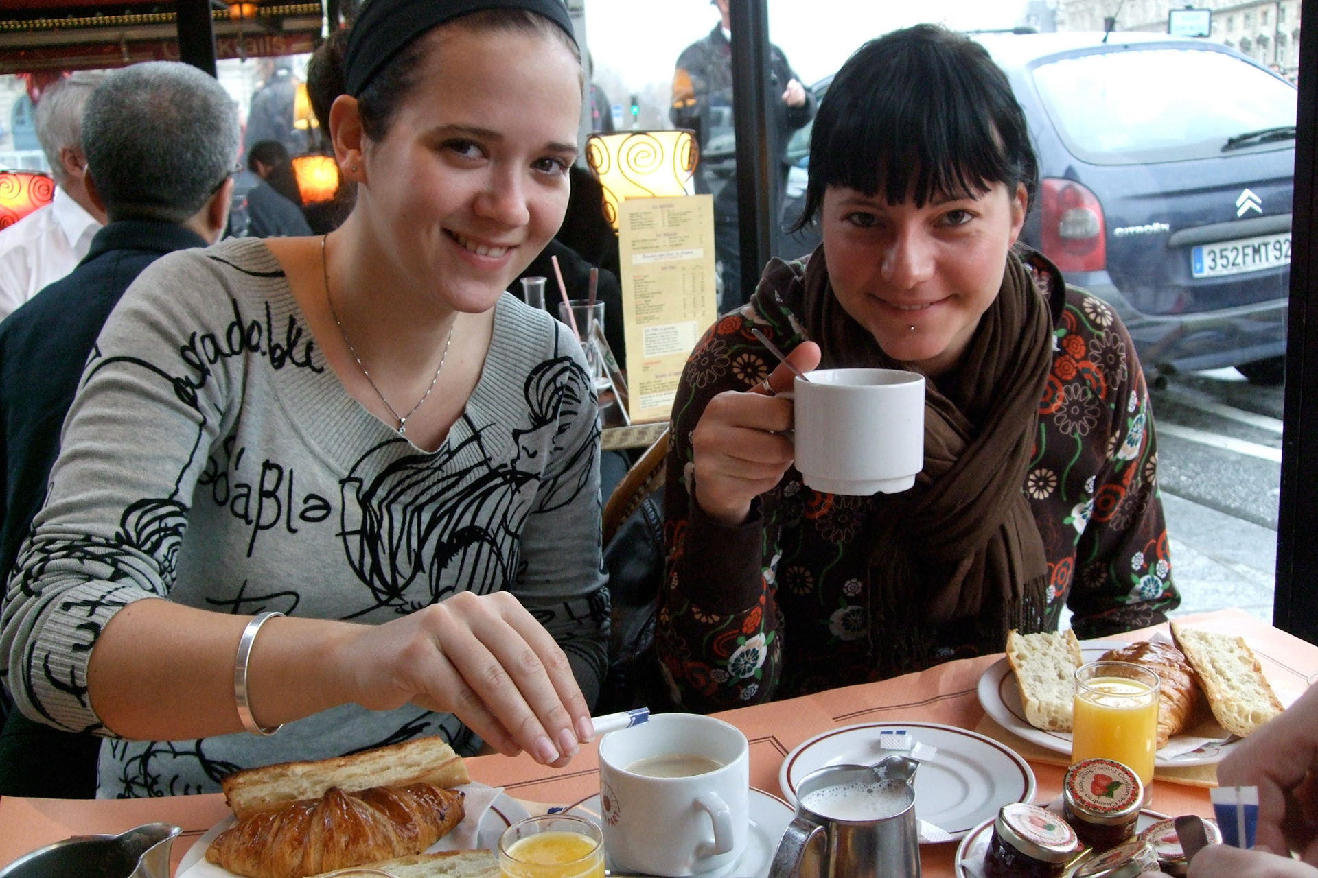 Our traditional French breakfast arrived