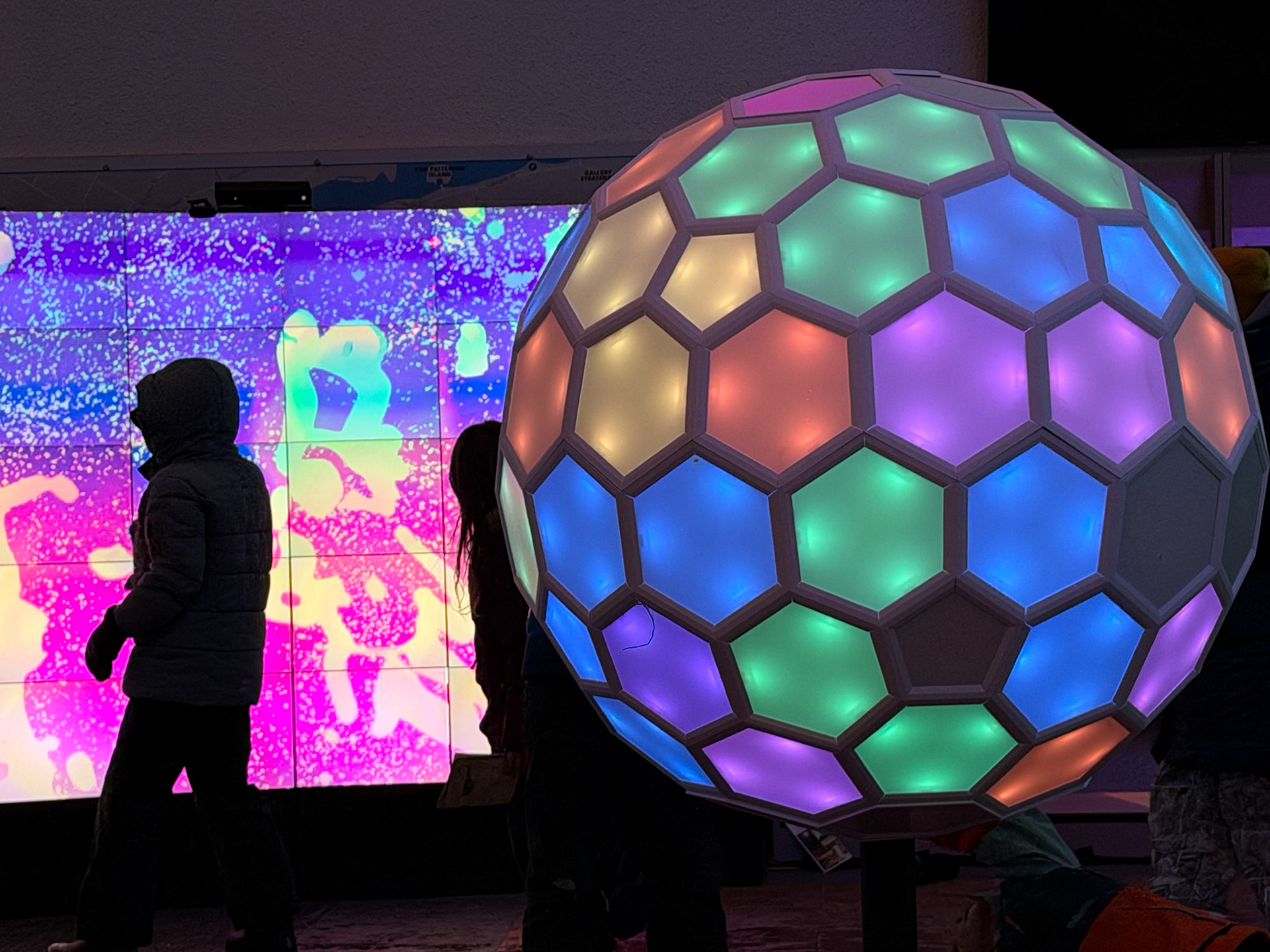 Colourful, interactive light installations at Lights On Stratford