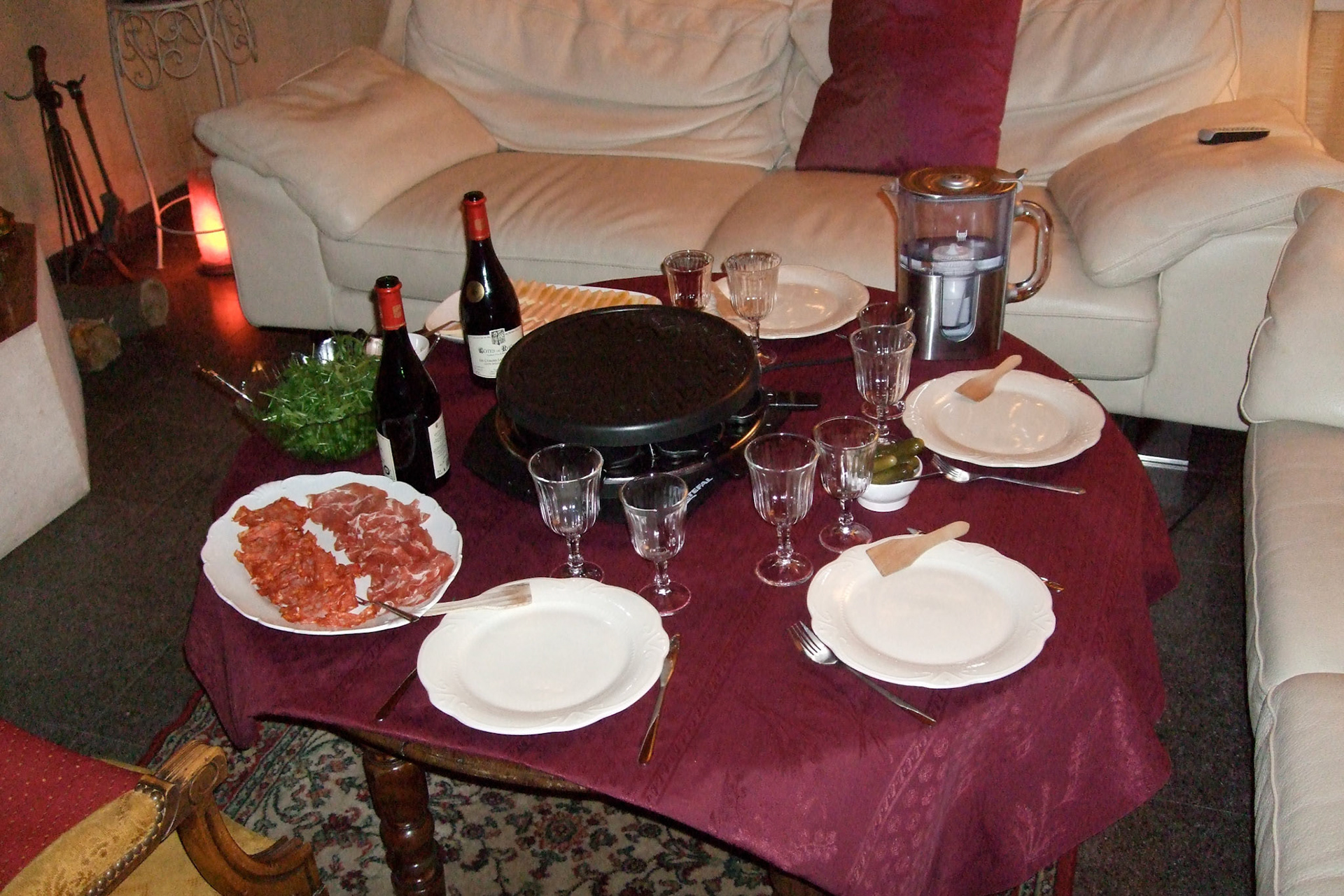 As well, staying with a family affords you hospitality and real food that you just can't get at a restaurant!