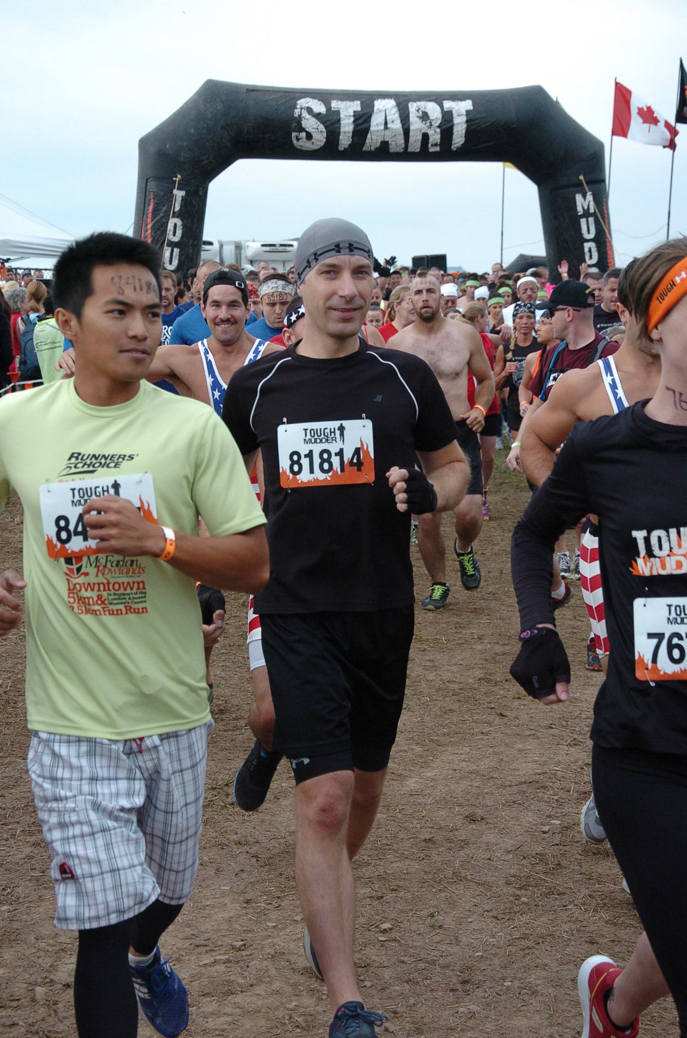 Tough Mudder starting line