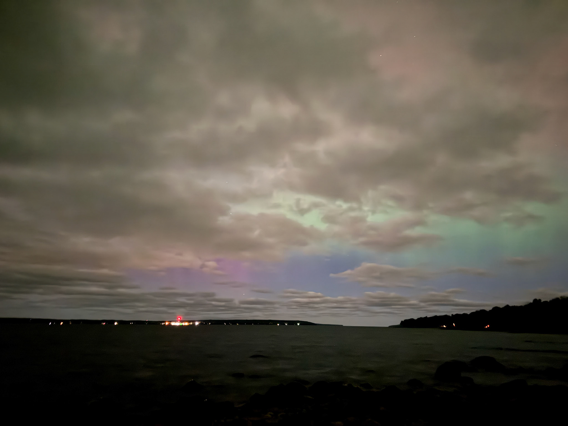 Northern Lights at Cottage - October 10, 2024