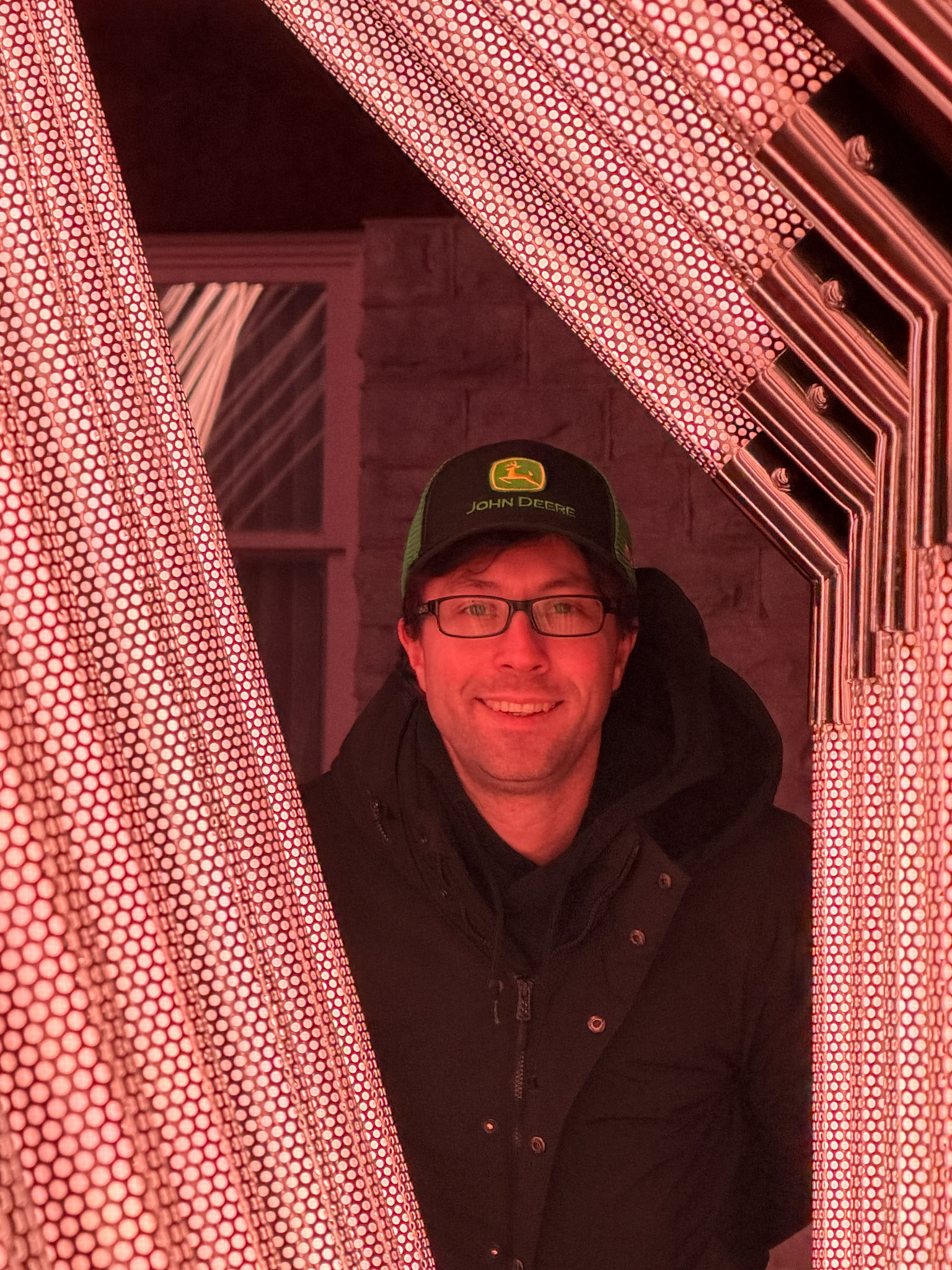 Stratford's Market Square was lit up with the interactive, musical light installation called "Chronoharp"