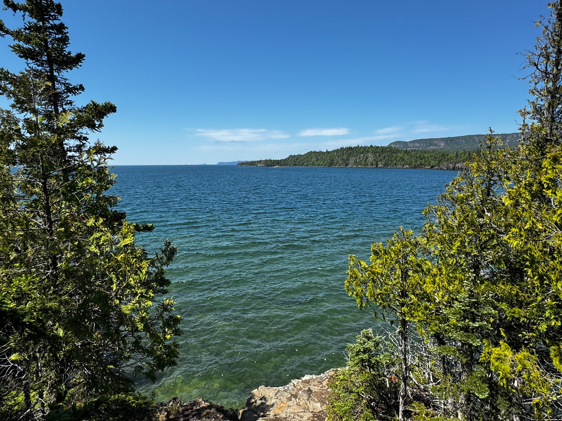 Hiking to Sea Lion rock formation at Sleeping Giant Provincial Park - Thunder Bay
