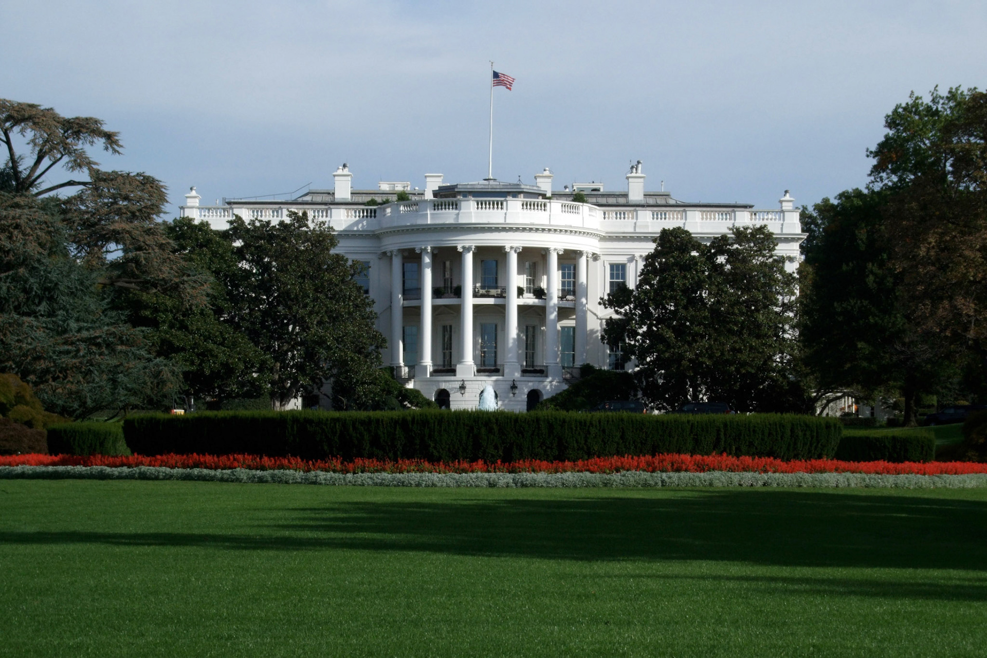 The South Lawn of the White House