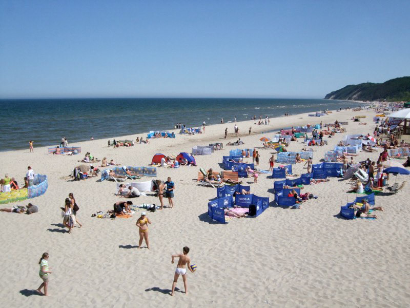 Warsaw, Poland and Baltic Sea