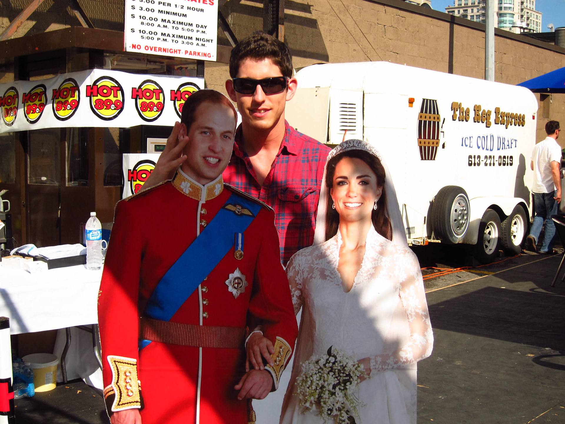 Chris joined us in Ottawa. Befriending Will