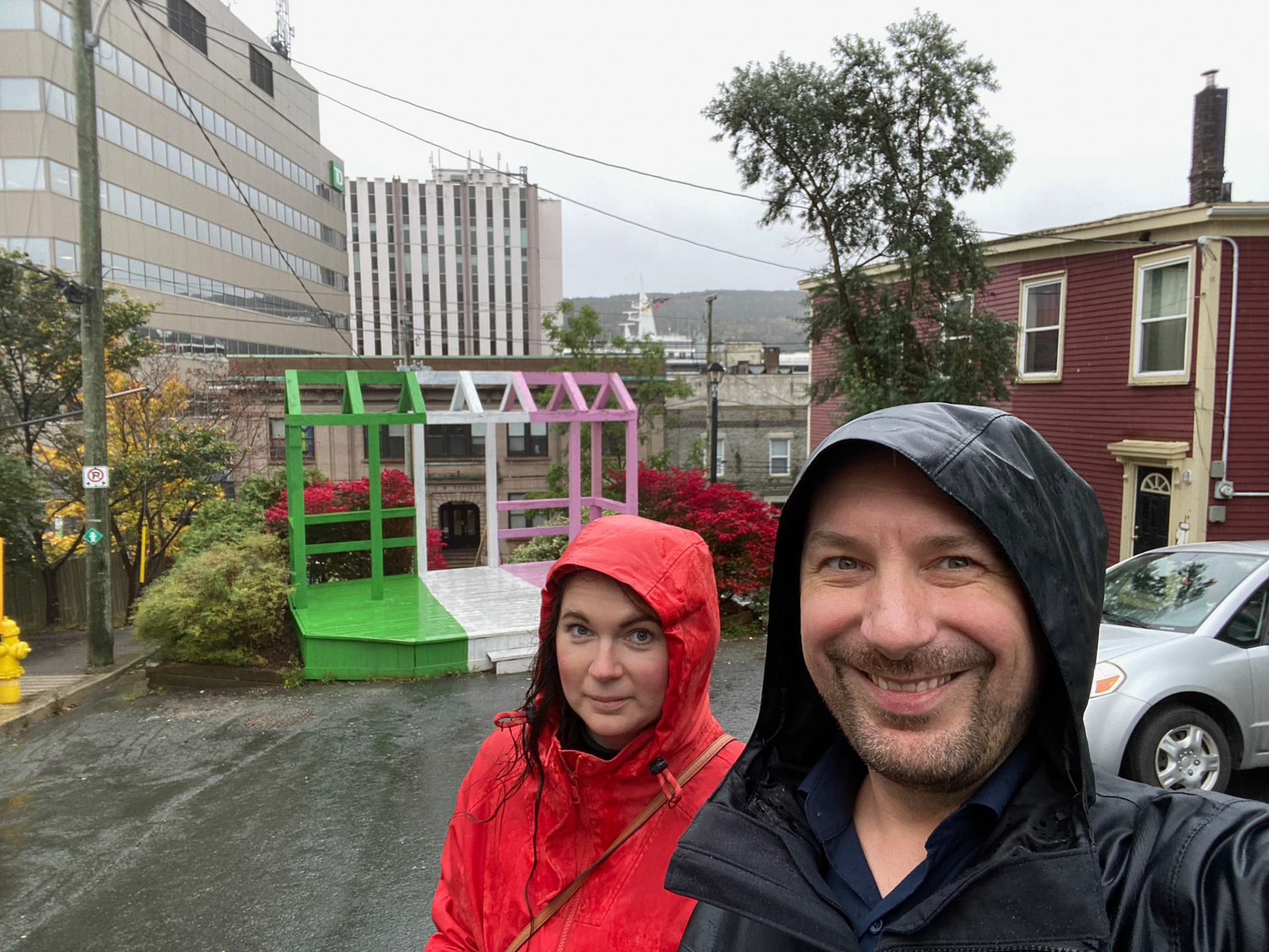 We competed with each other in a fun scavenger hunt of downtown St. John's