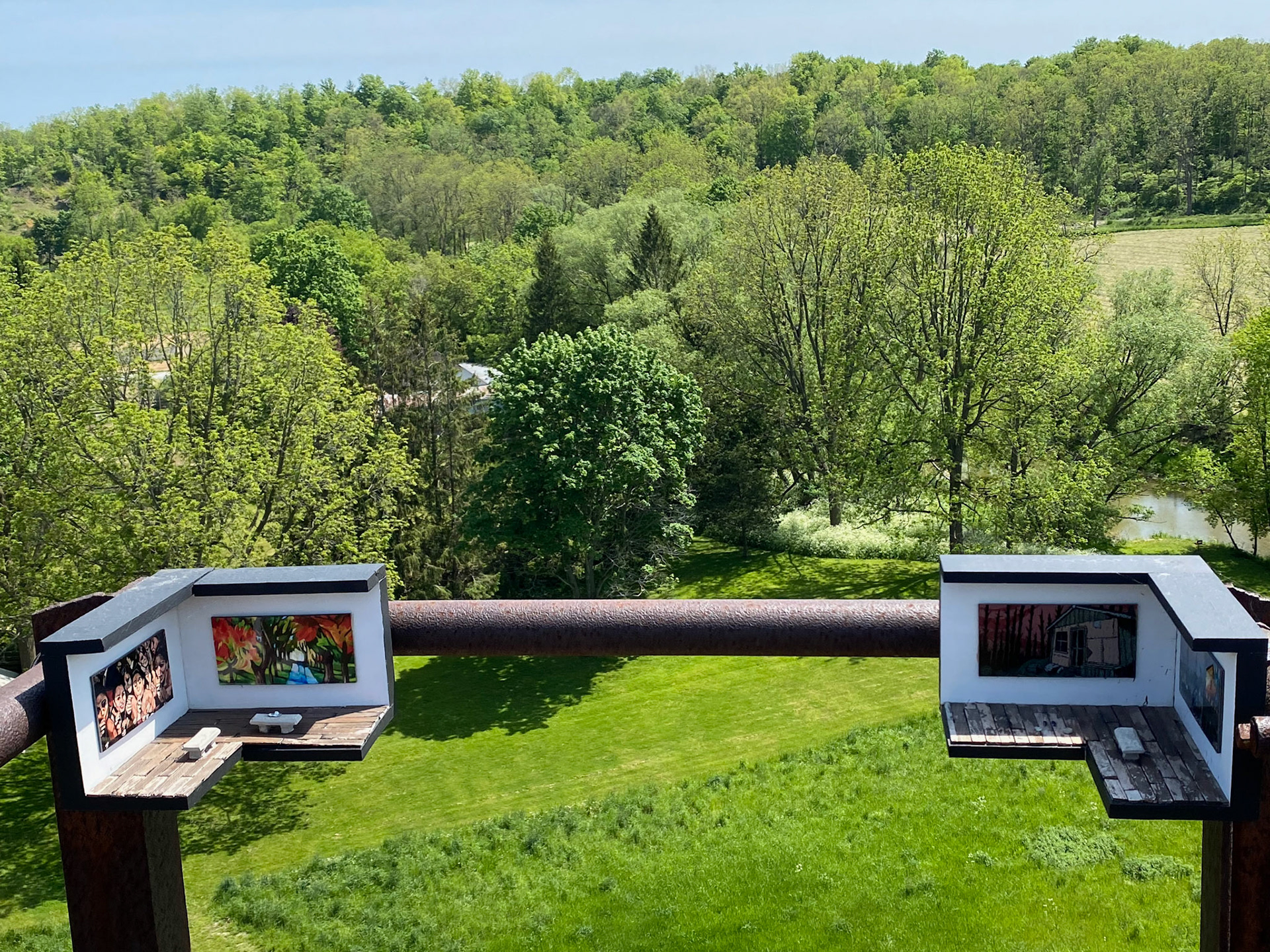 Emerson and I visited St. Thomas Elevated Park