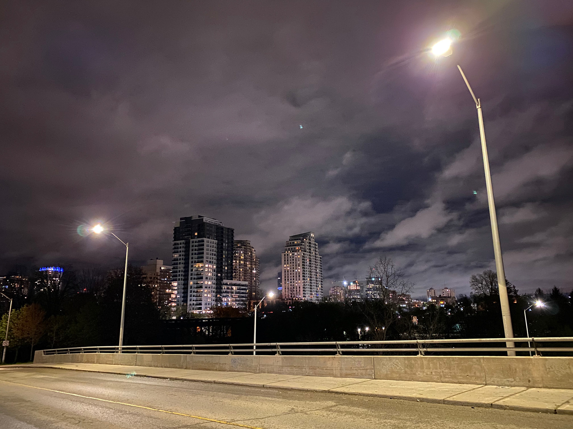 London, Ontario at night - May 4, 2021