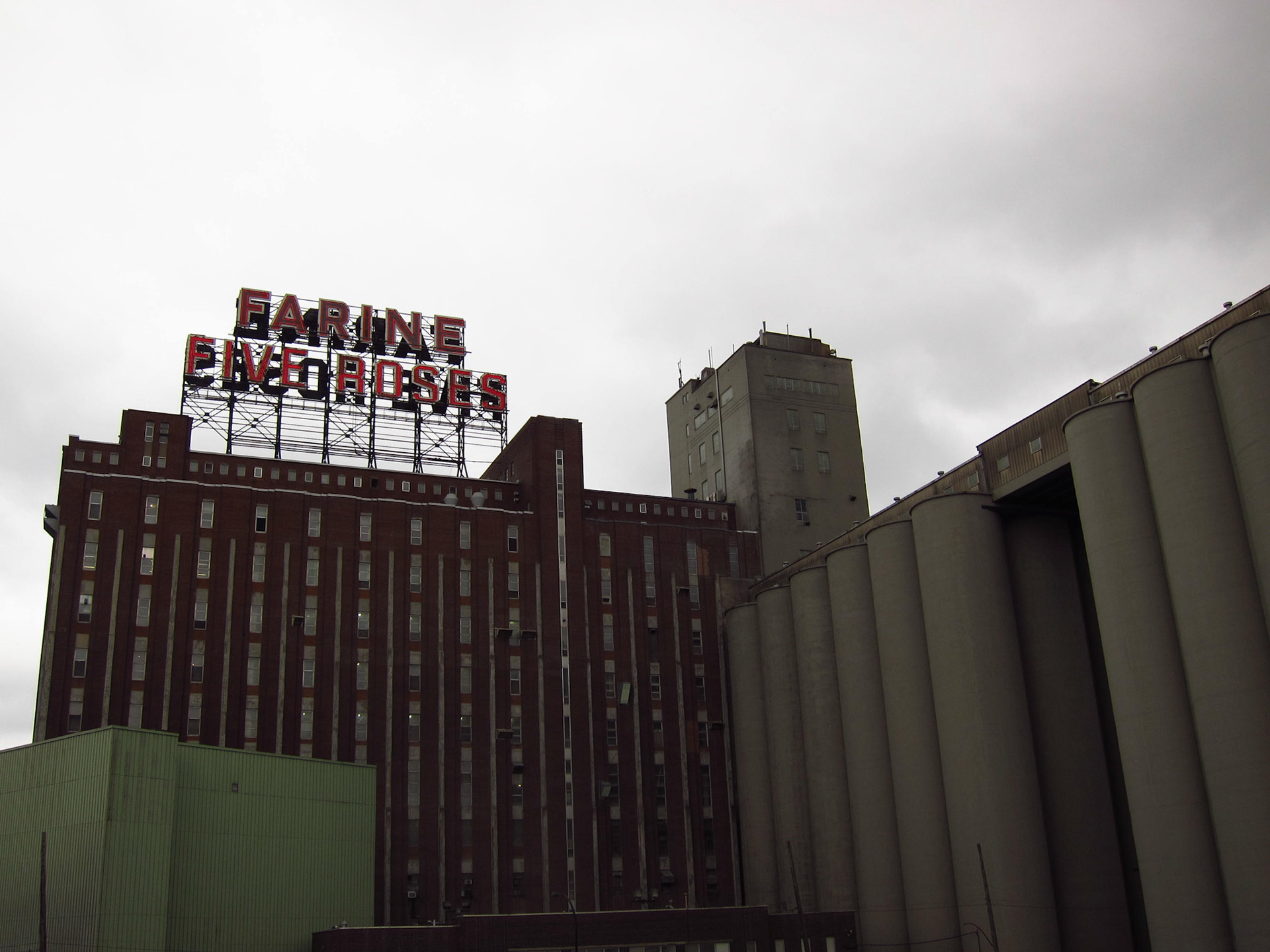 Checking out the old silos in the Old Port of Montreal