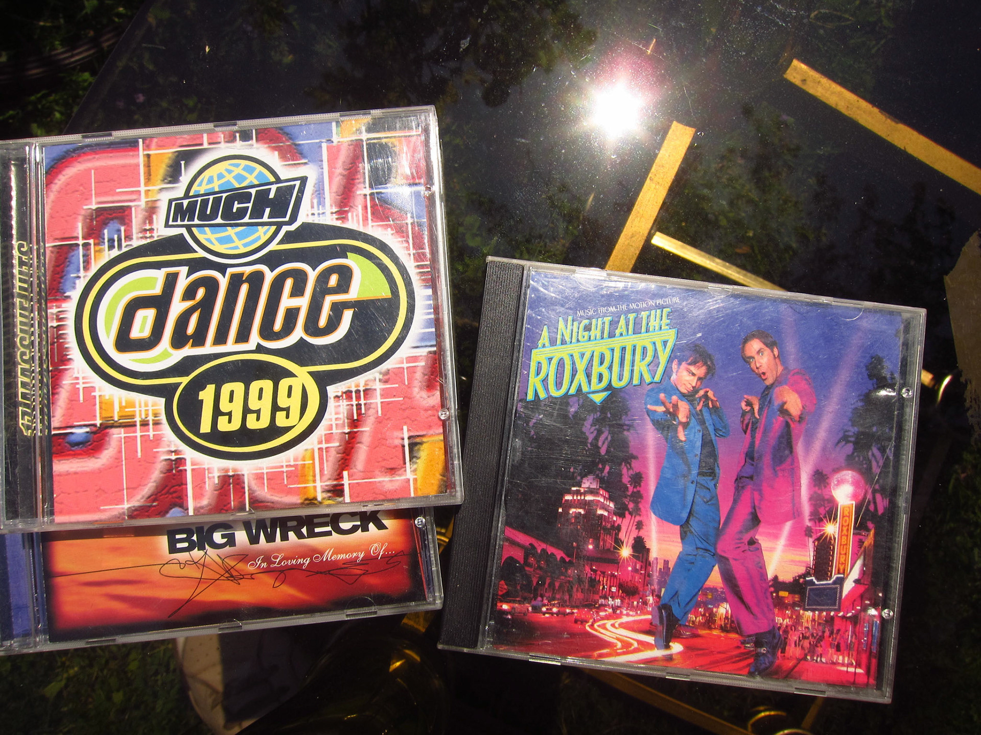 Amazing yard sale find… this road trip just got an epic soundtrack!