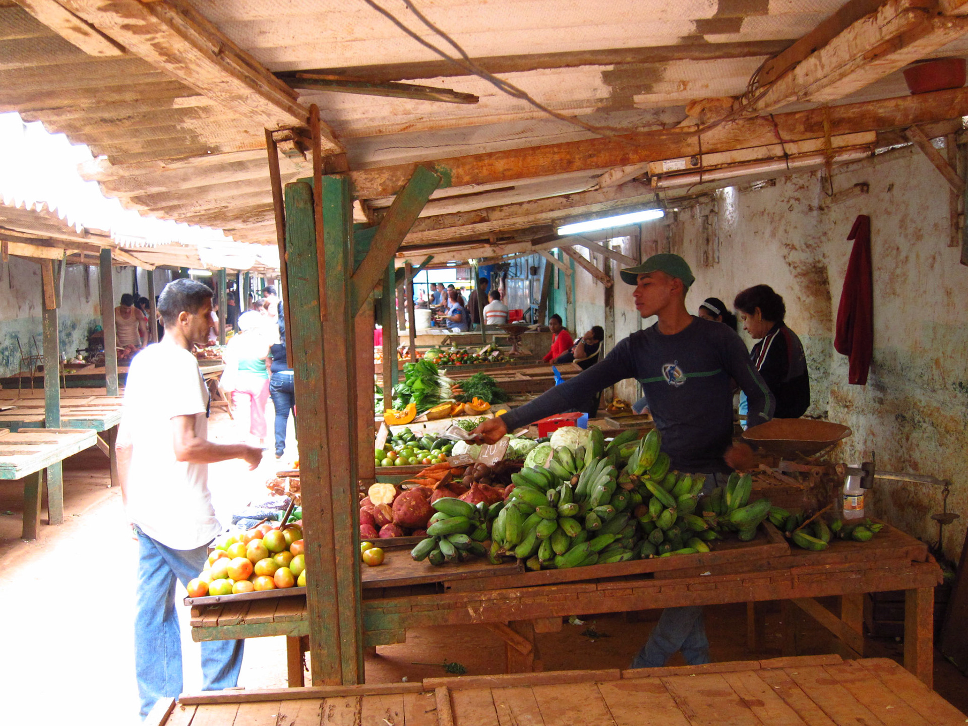 A market in Havana