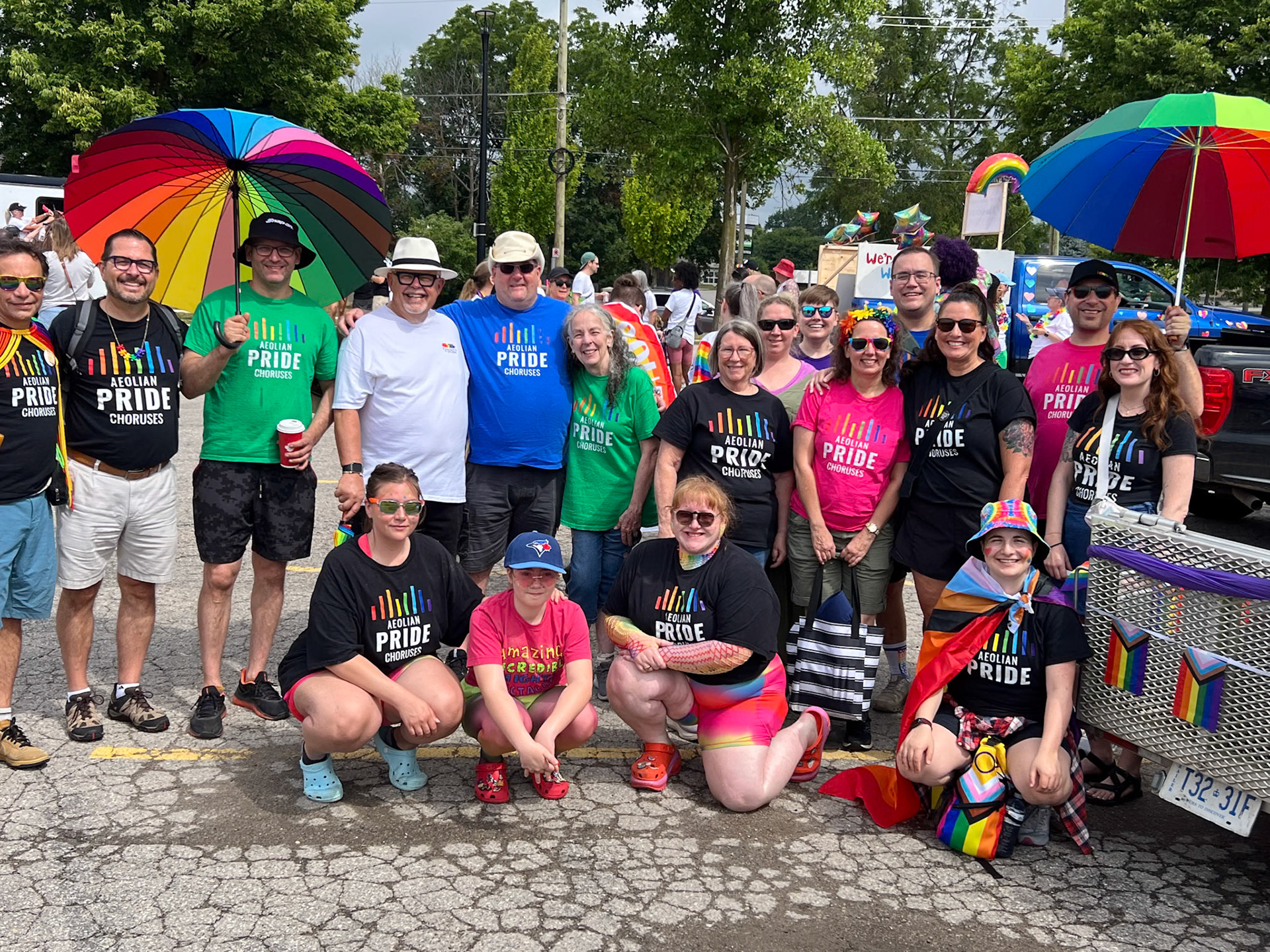 Pride London Festival Parade 2025 with Aeolian Pride Choruses
