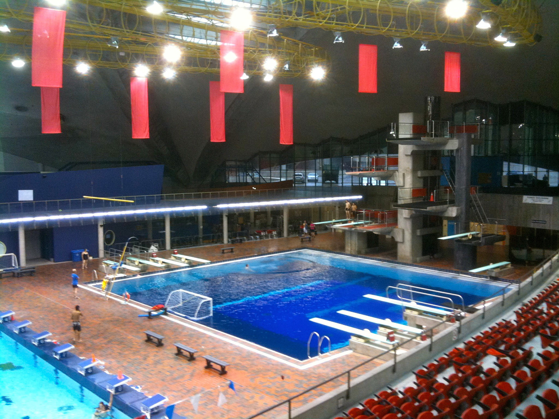 Part of the Olympic Stadium complex, a very nice aquatic centre