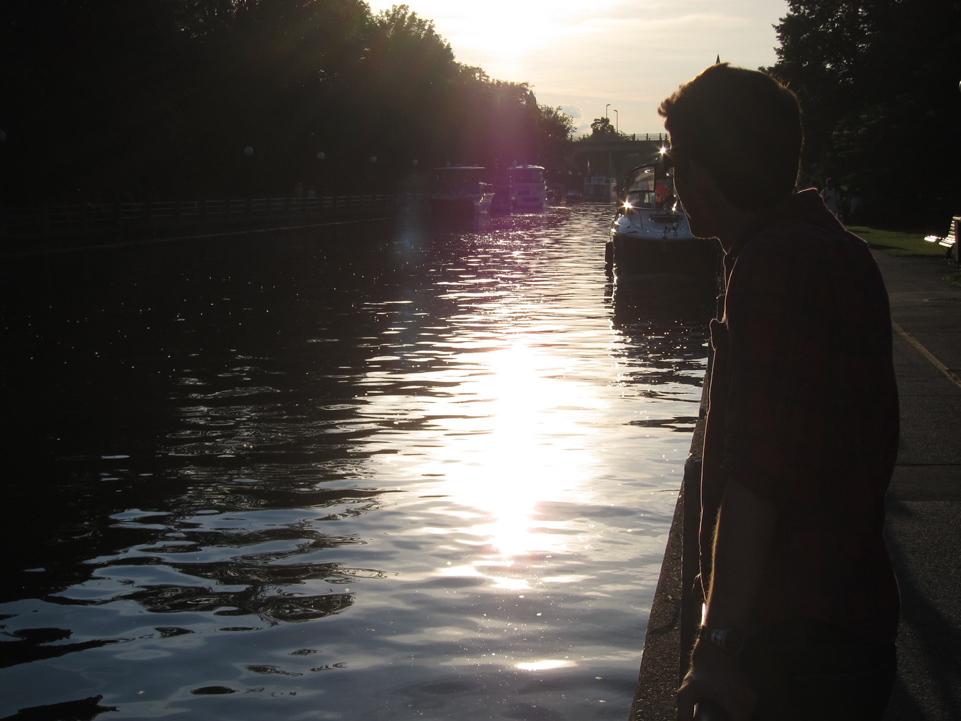 Chris by the Rideau Canal