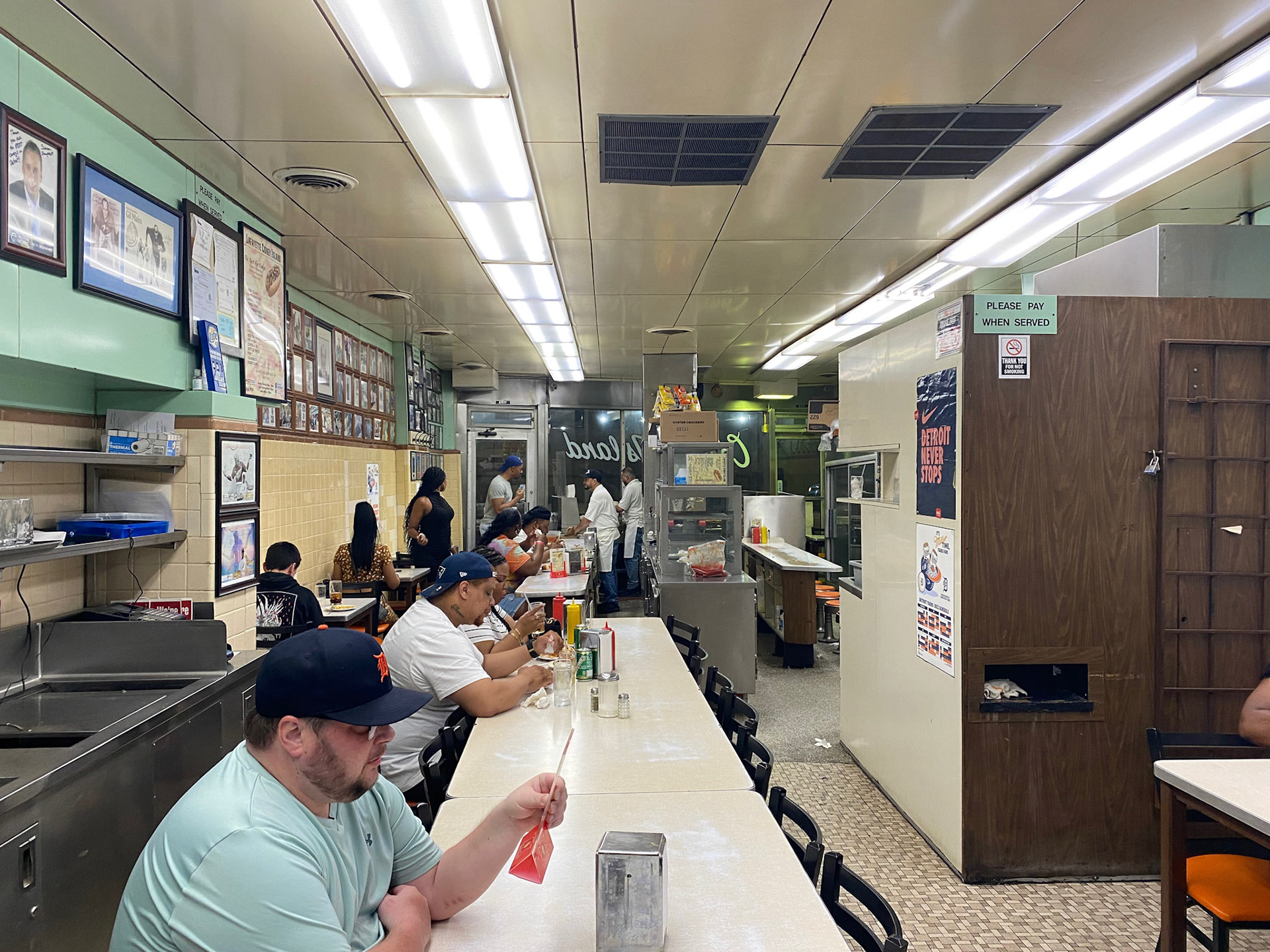 Lafayette Coney Island hotdogs with Joe