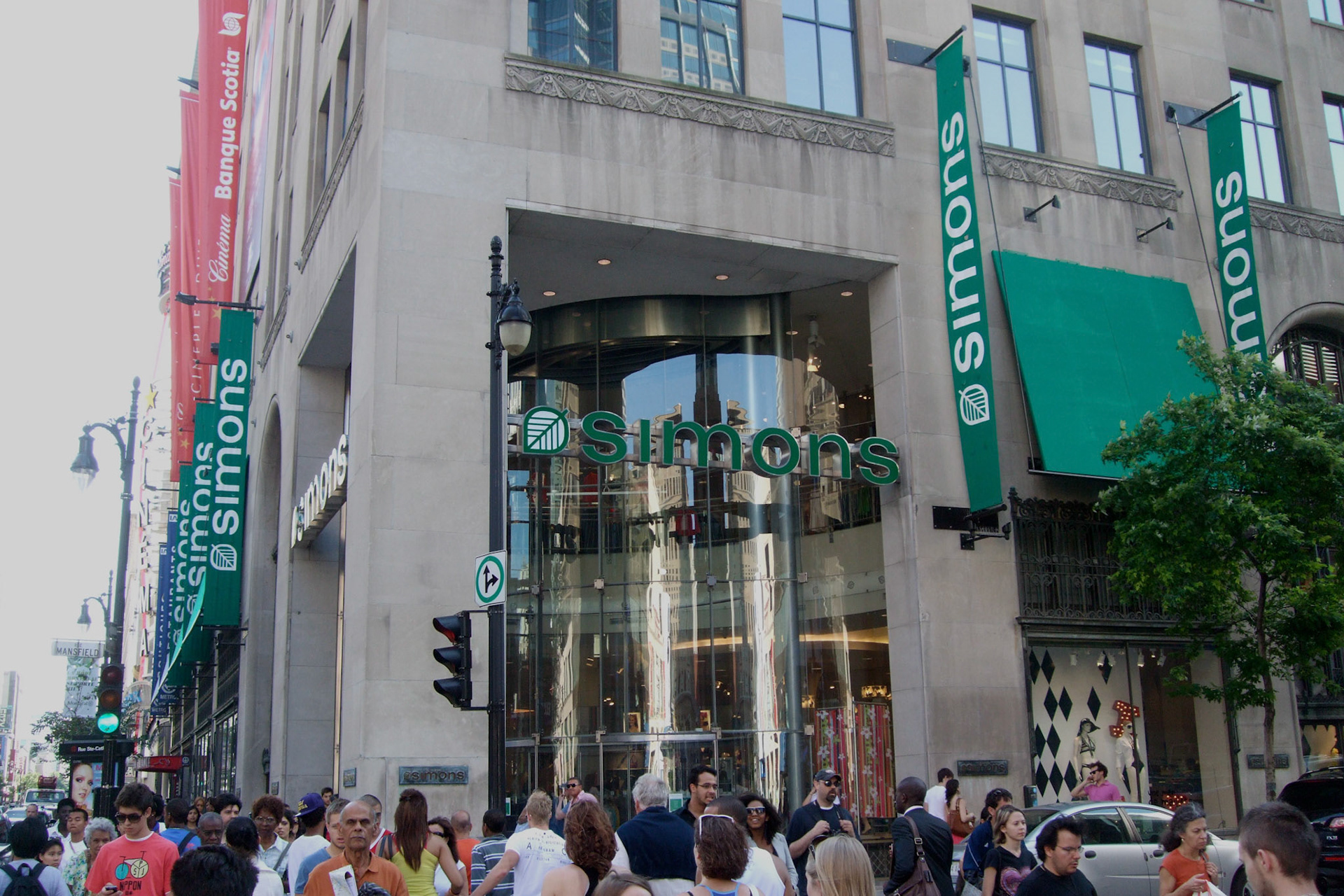 The greatest department store of all in Montreal, Simons. You're guaranteed to get something that will make you look slick