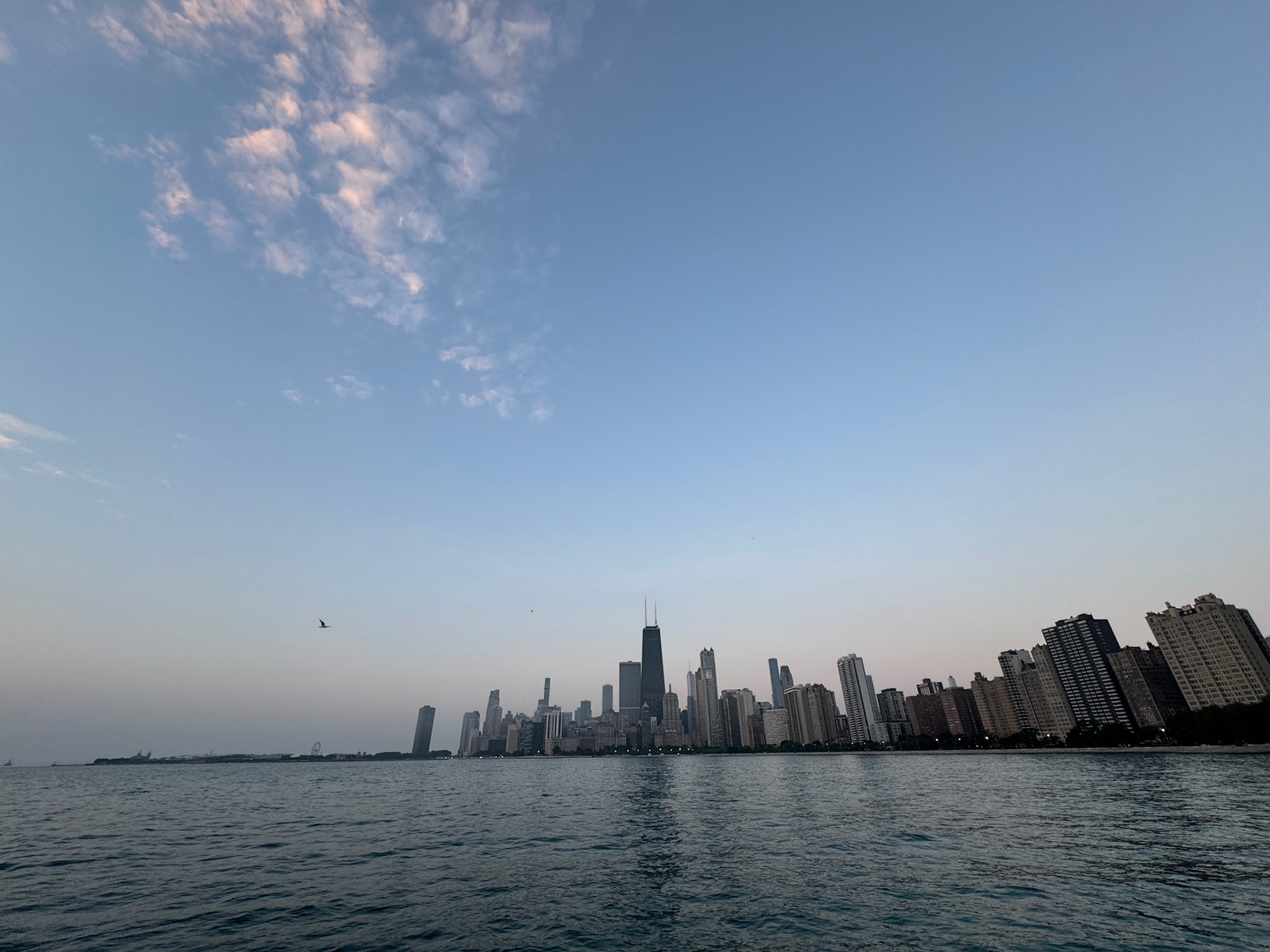 I was not disappointed by the view of the Chicago skyline from the North Avenue Beach pier