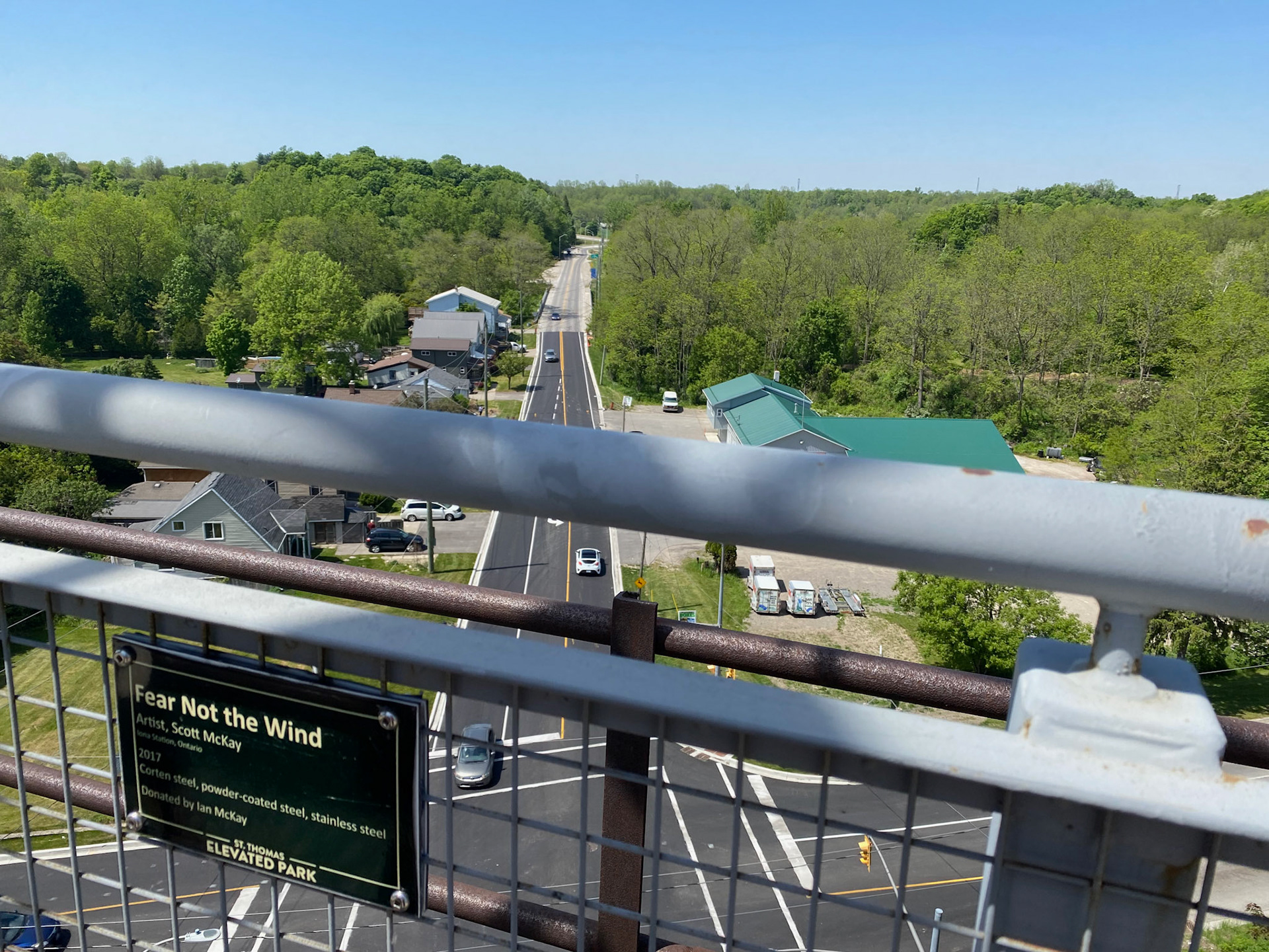 Emerson and I visited St. Thomas Elevated Park