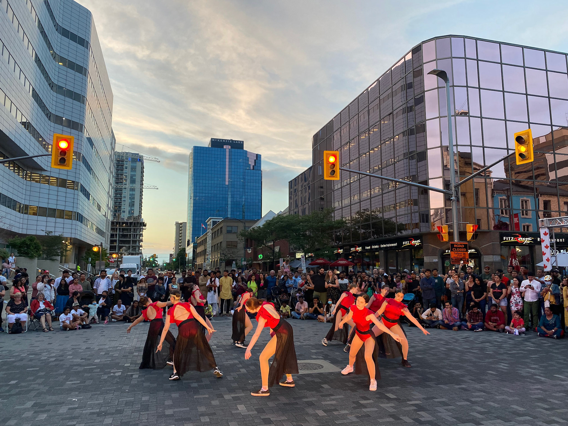 Canada Day 2022 in downtown London