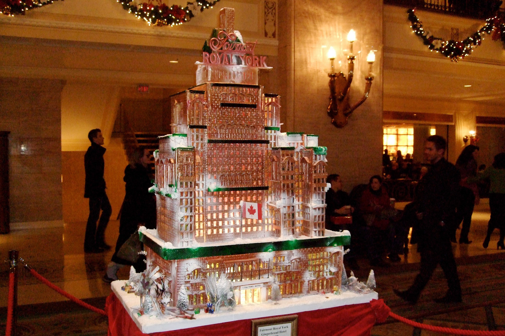 Spent a festive pre-Christmas weekend of urban exploration in Toronto. The incredible gingerbread hotel at the Fairmont Royal York.