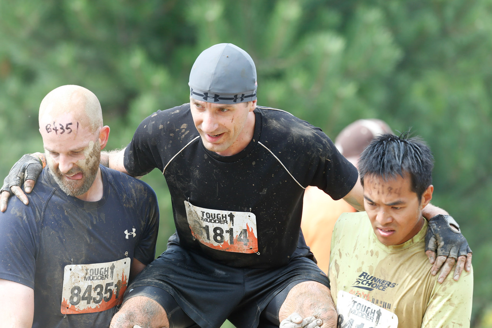 The Soldier Carry: we had to carry each other for something like a 1/2 mile