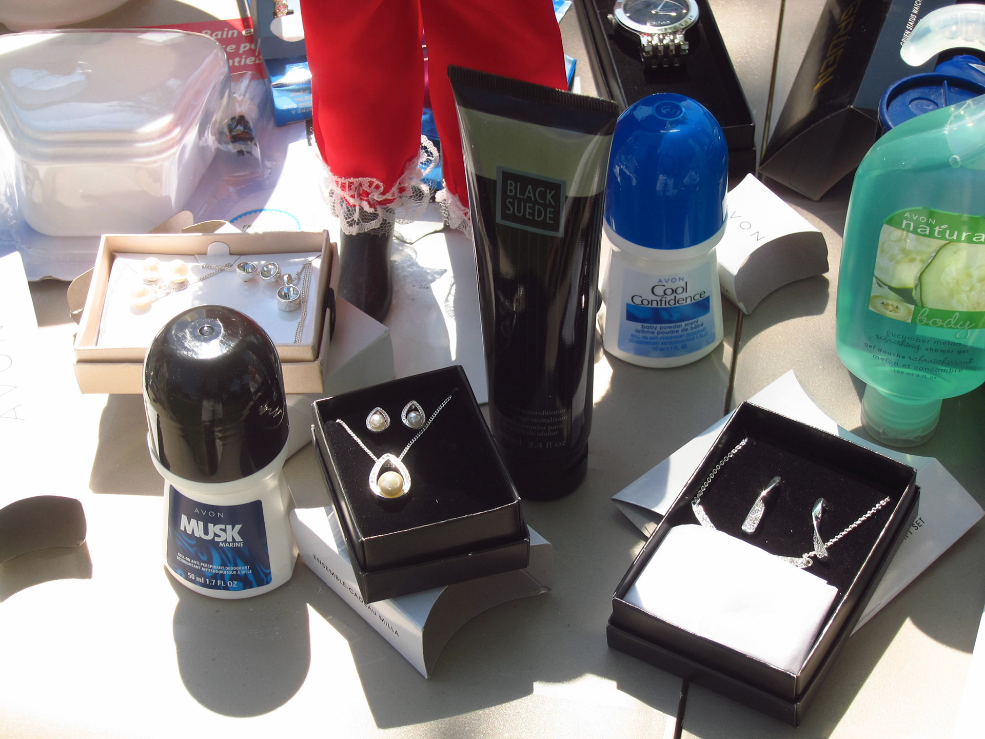 I'm not entirely sure that I'd purchase deoderant at a yard sale