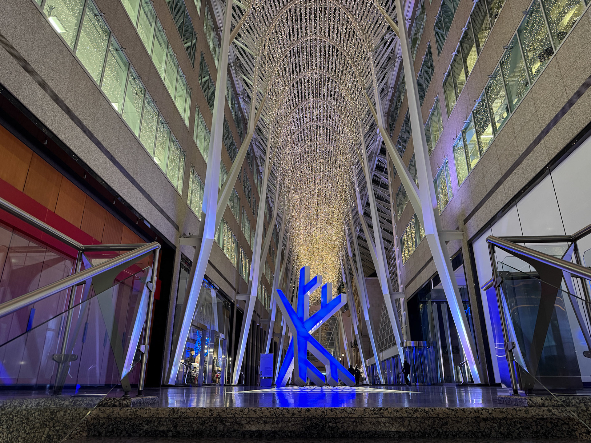 Brookfield Place all done up for Christmas