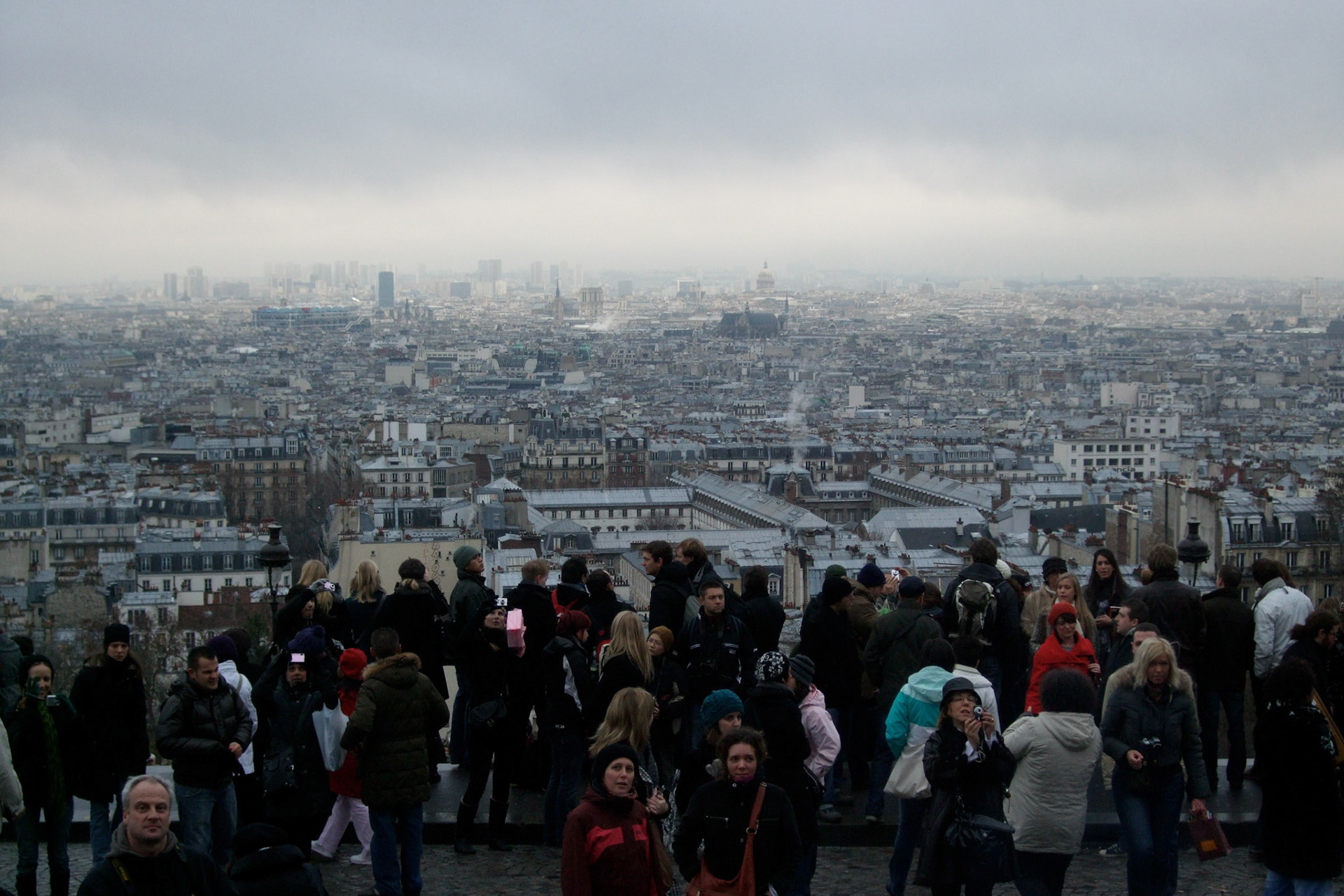 The Parisian cityscape from Sacre Coeur