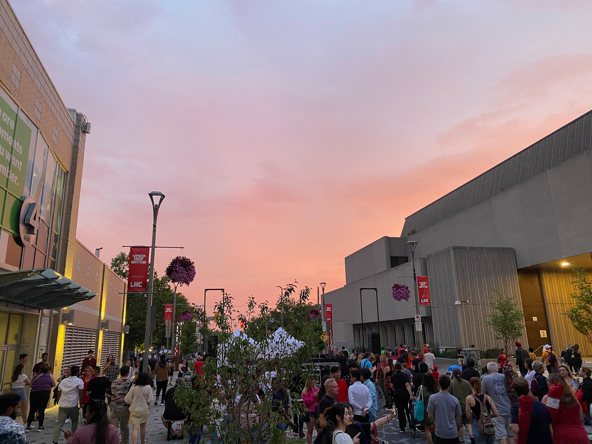 Canada Day 2022 in downtown London