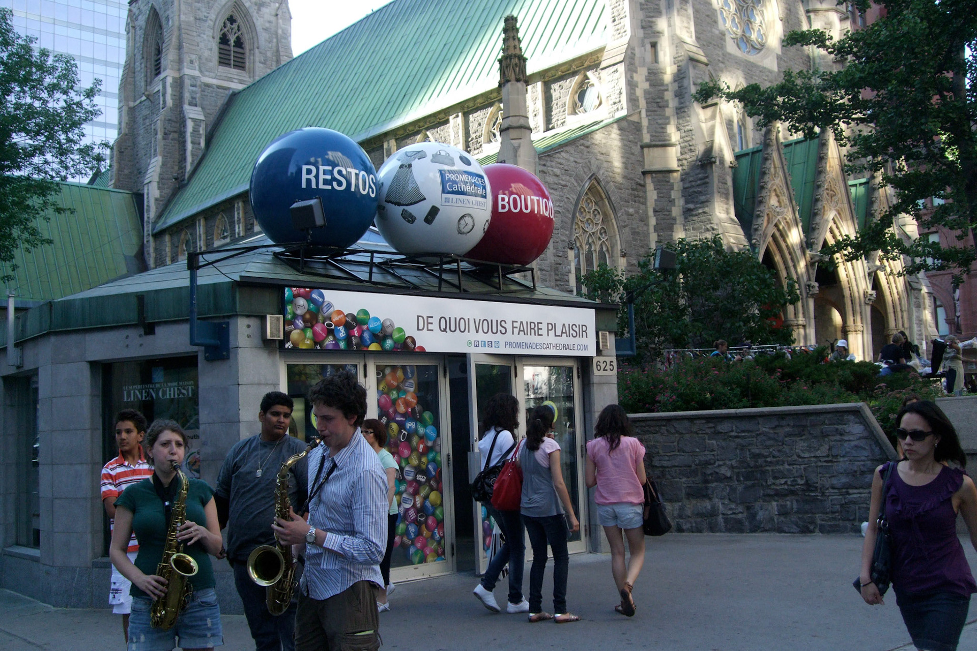 Montreal is full of street buskers