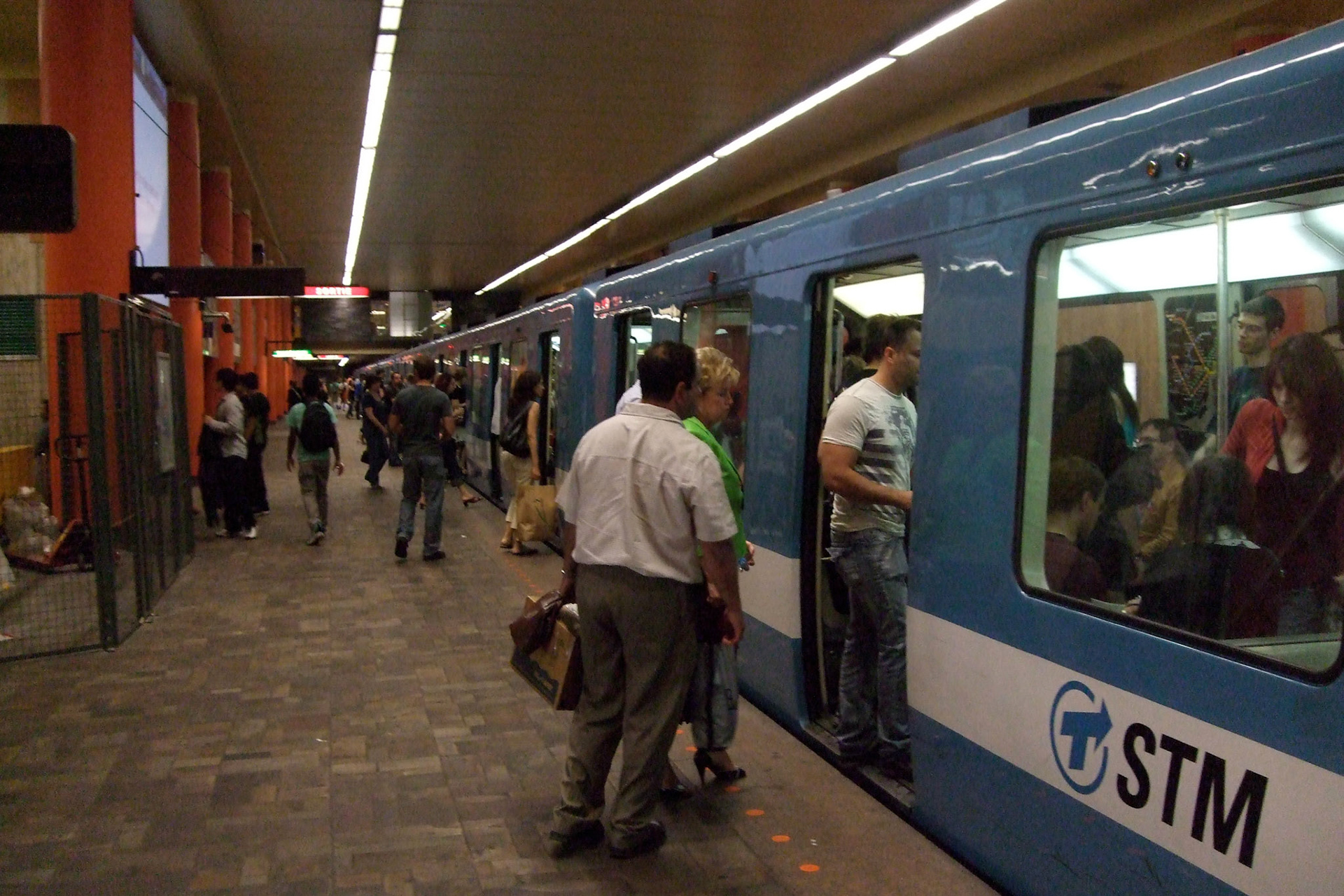 Montreal's metro glides along on tires instead of rails
