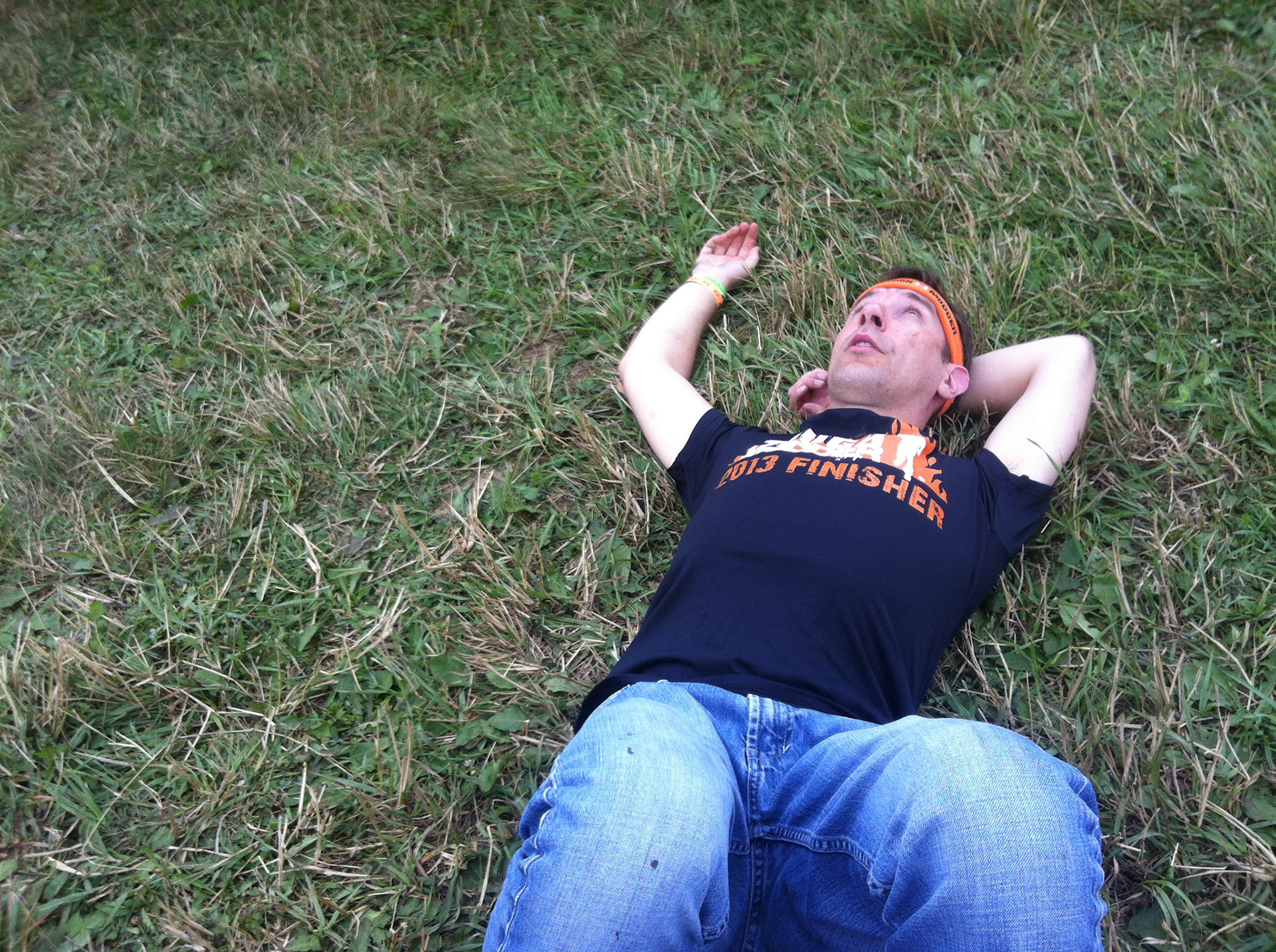 I'm pooped after beating Tough Mudder