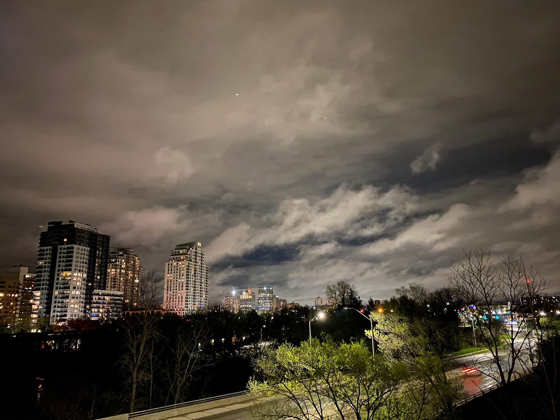 London, Ontario at night - May 4, 2021