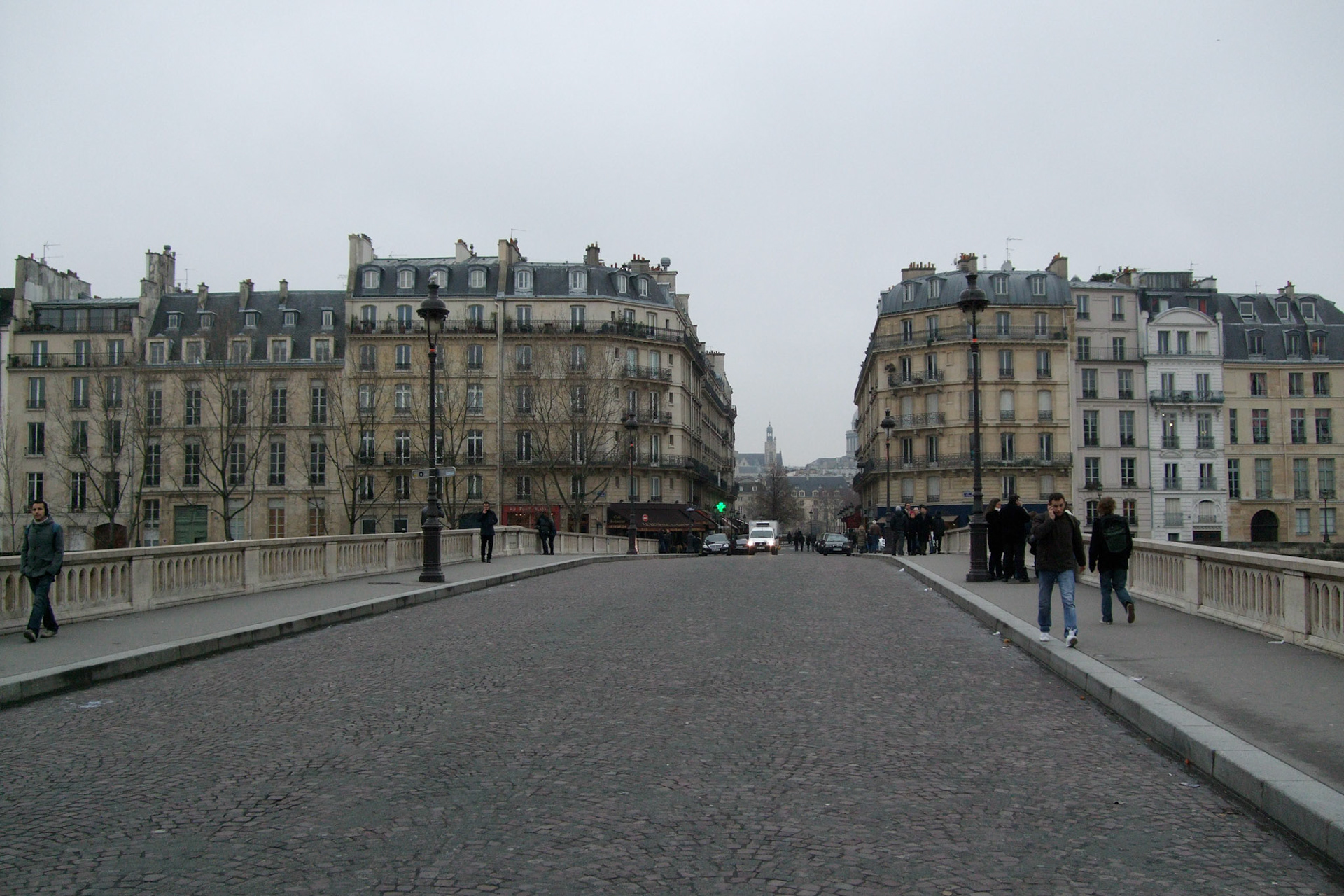 We crossed over to Ile Saint-Louis, a beautiful small island in the Seine opposite Notre Dame (which itself is also on an island)