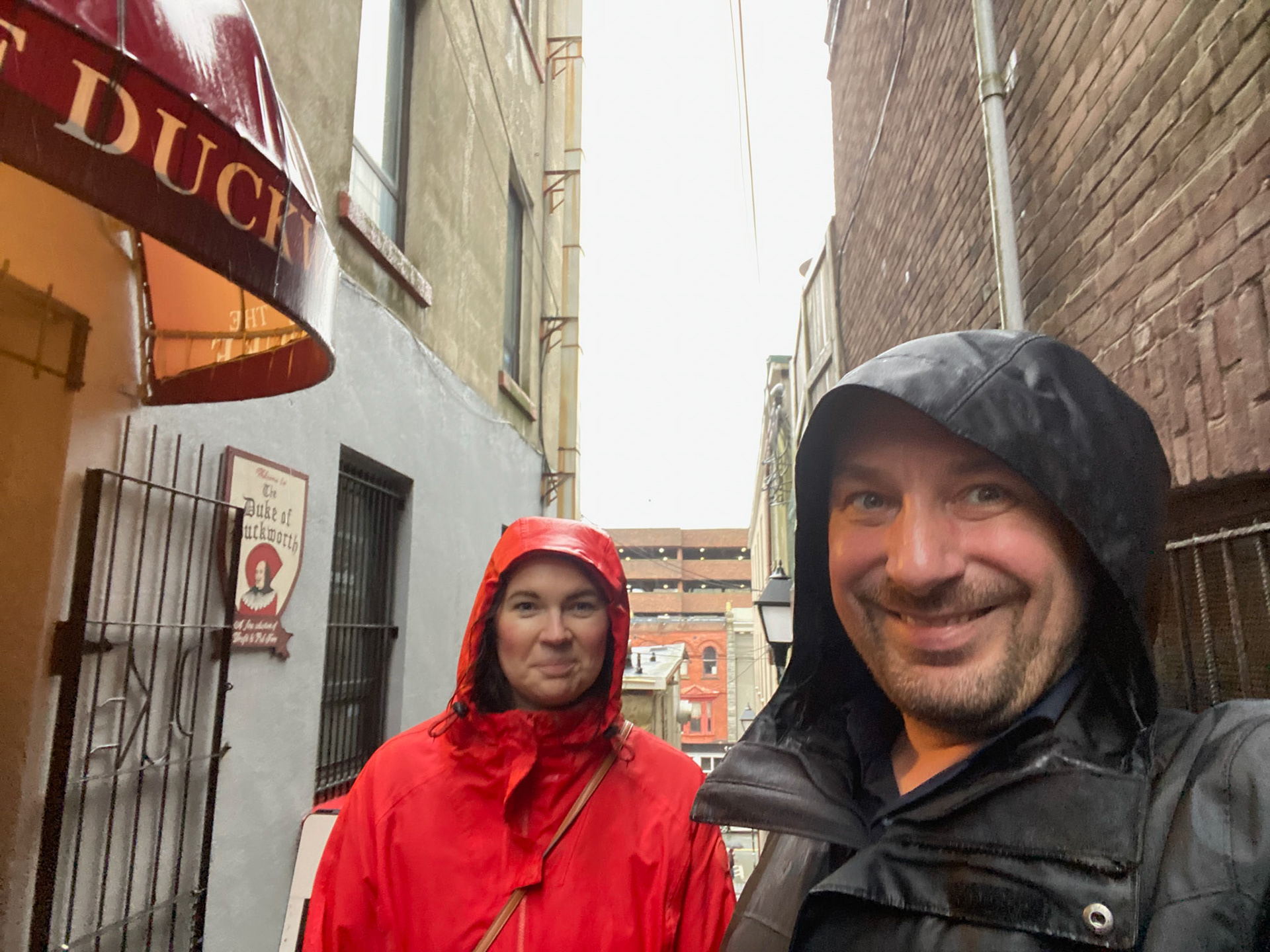 We competed with each other in a fun scavenger hunt of downtown St. John's