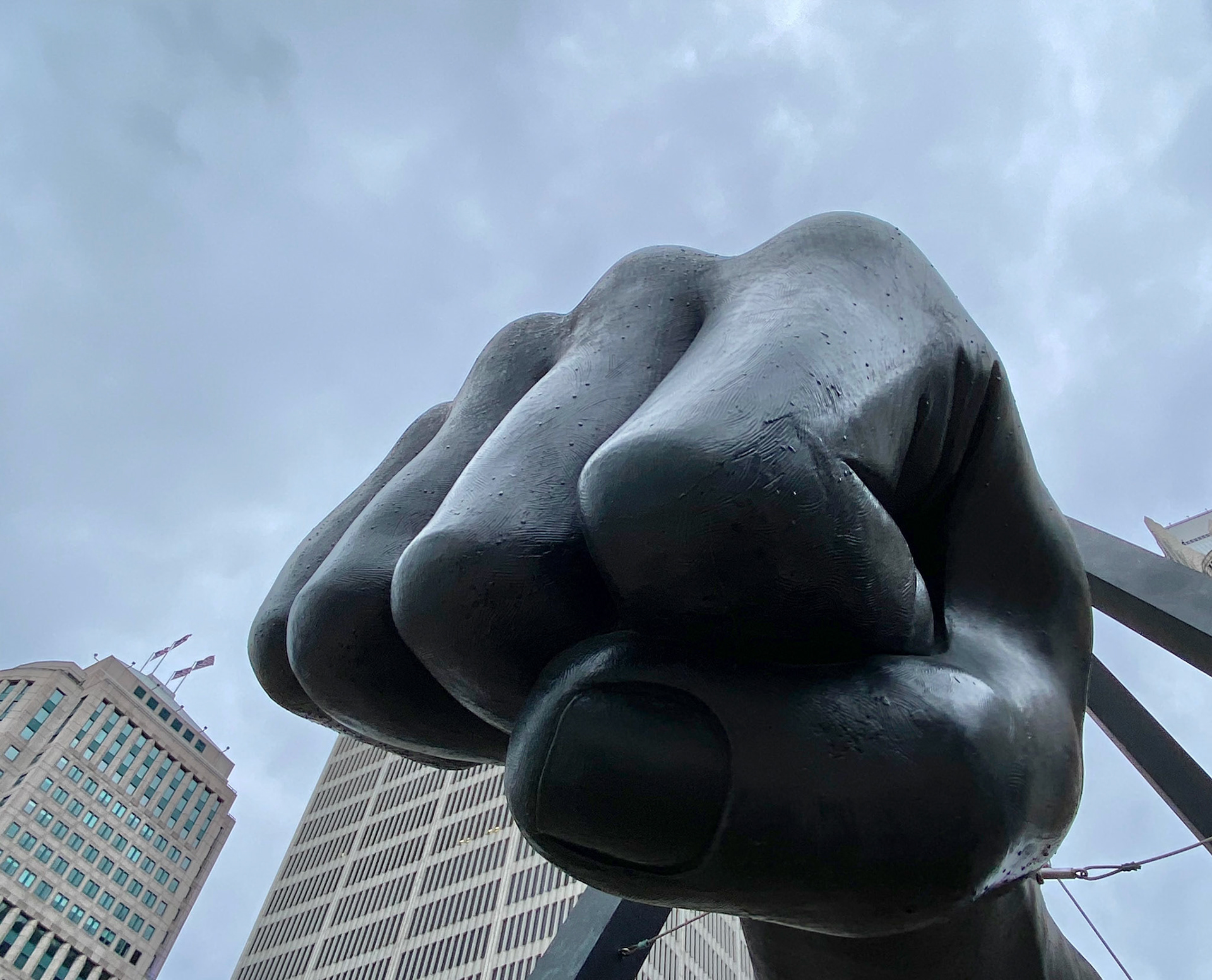 Monument to Joe Louis ("The Fist") - Downtown Detroit - April 2023