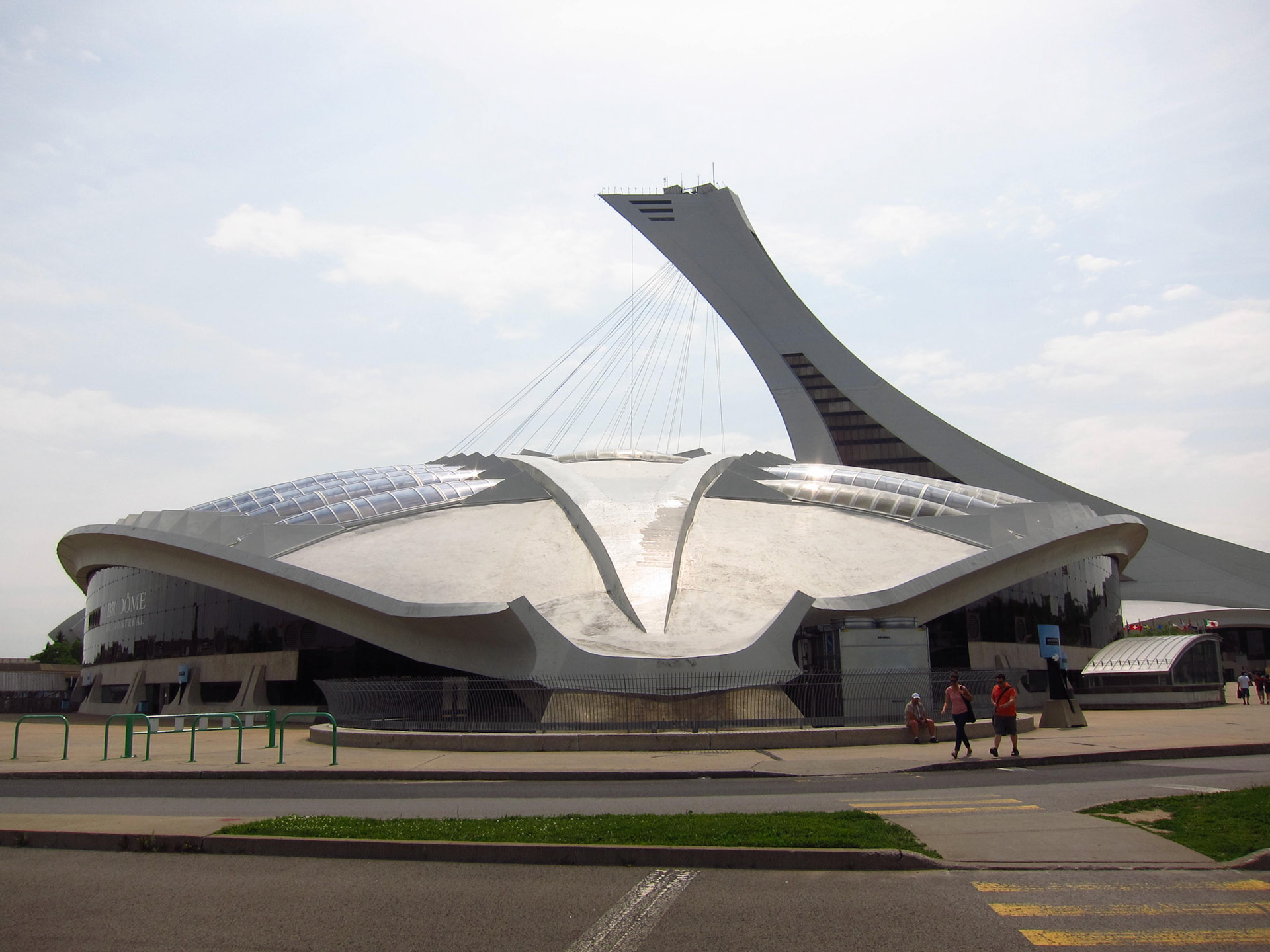 Kelly and I explored the iconic Montreal Olympic Stadium