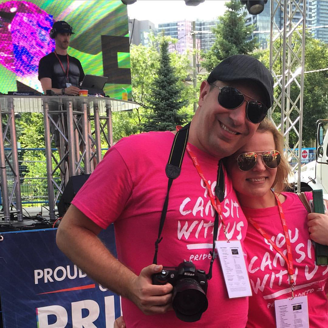 @kat.fortner (@katrinafortner) &amp; I say "You Can Sit With Us" #volunteers #PrideTO