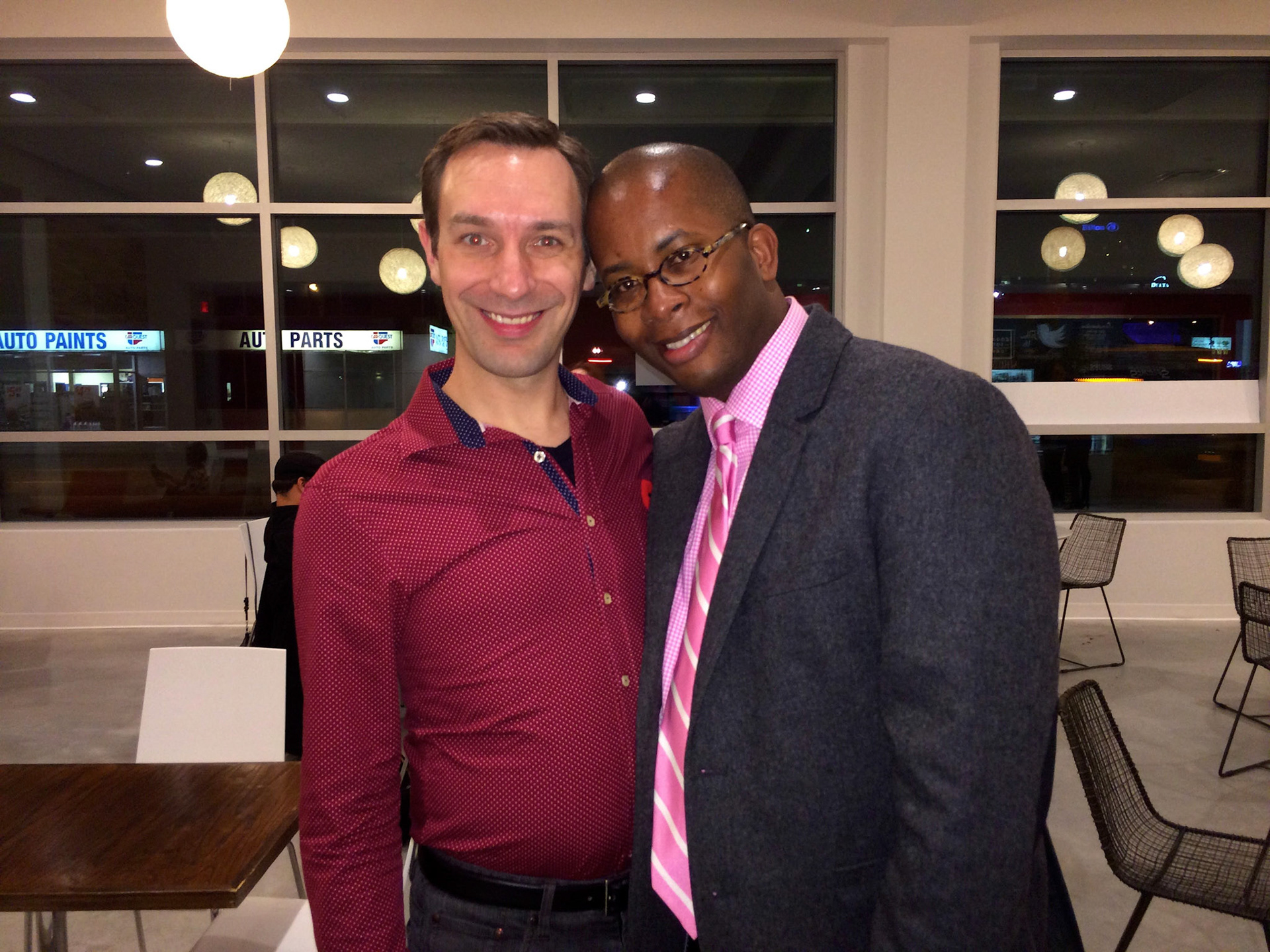 With Marque Smith at The Voices Collective Cabaret