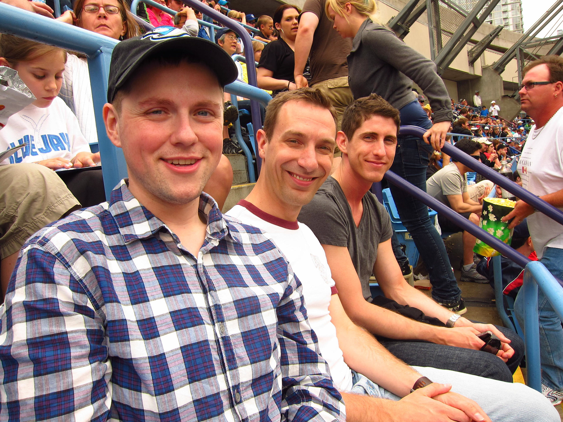 Daniel, me and Chris at the Jays game