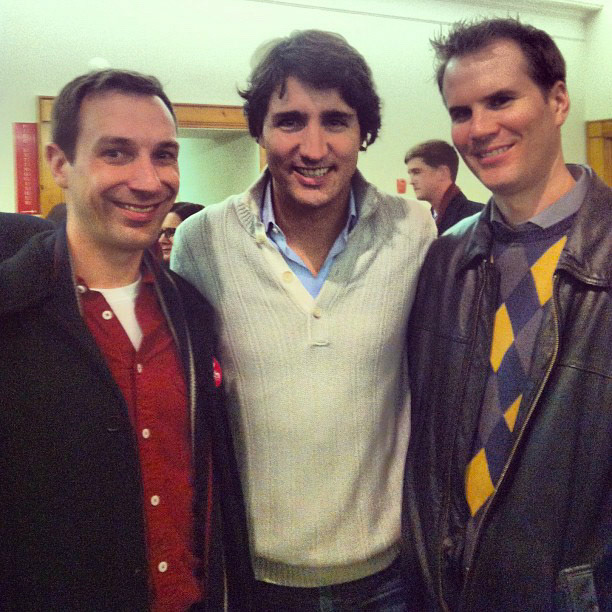 Photo with @JustinTrudeau - genuine and passionate in person. #ldn4justin