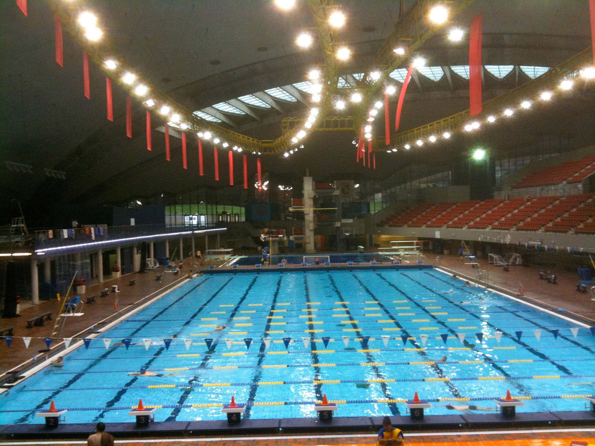 Part of the Olympic Stadium complex, a very nice aquatic centre
