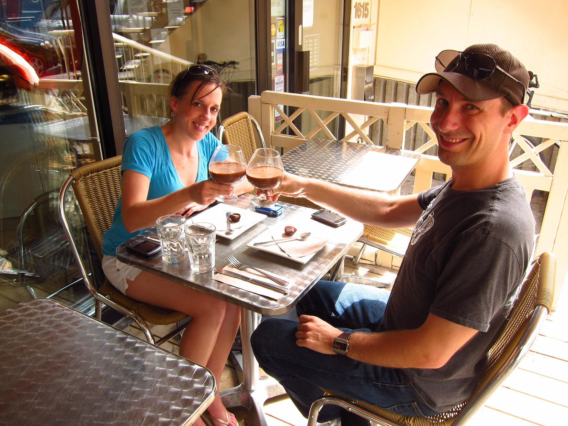 First stop: breakfast at Juliette et Chocolat