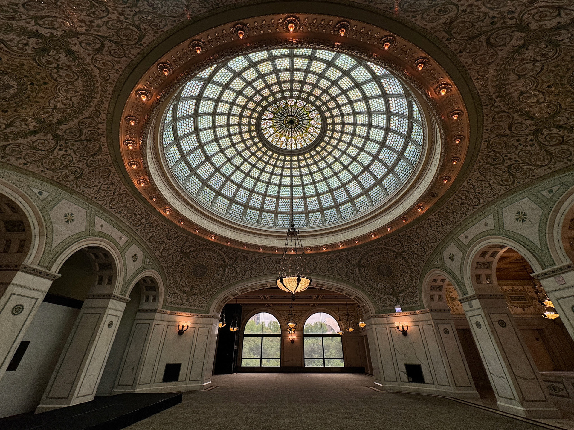 A former library, the Chicago Cultural Centre is one of the most beautiful buildings in Chicago
