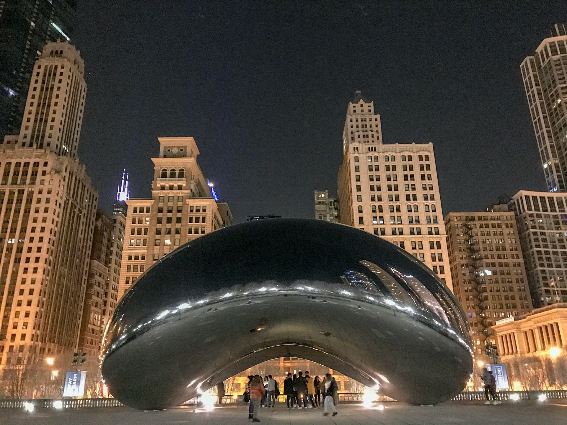 Cloud Gate by night