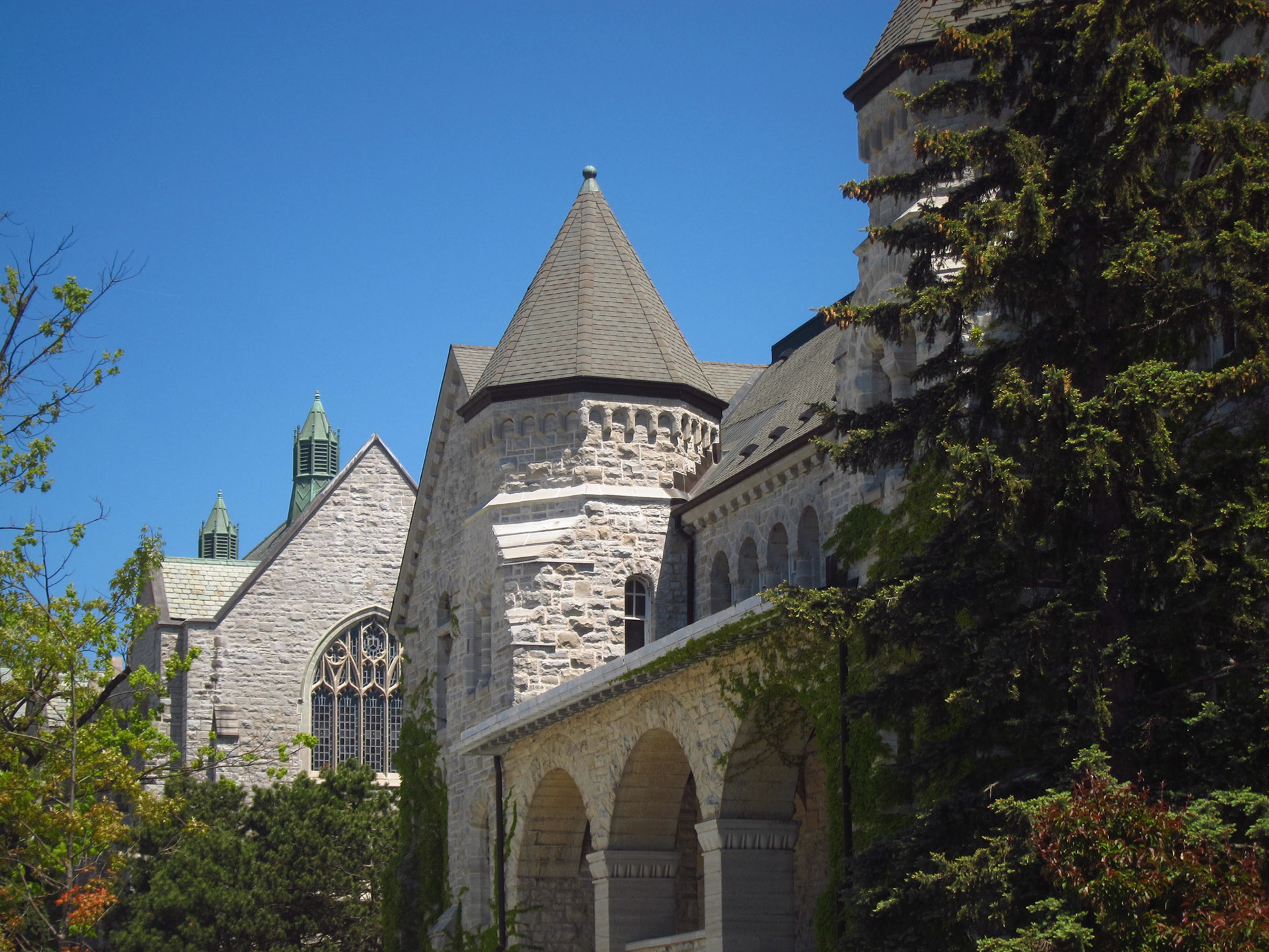 Gorgeous academic architecture at the Queen's University campus