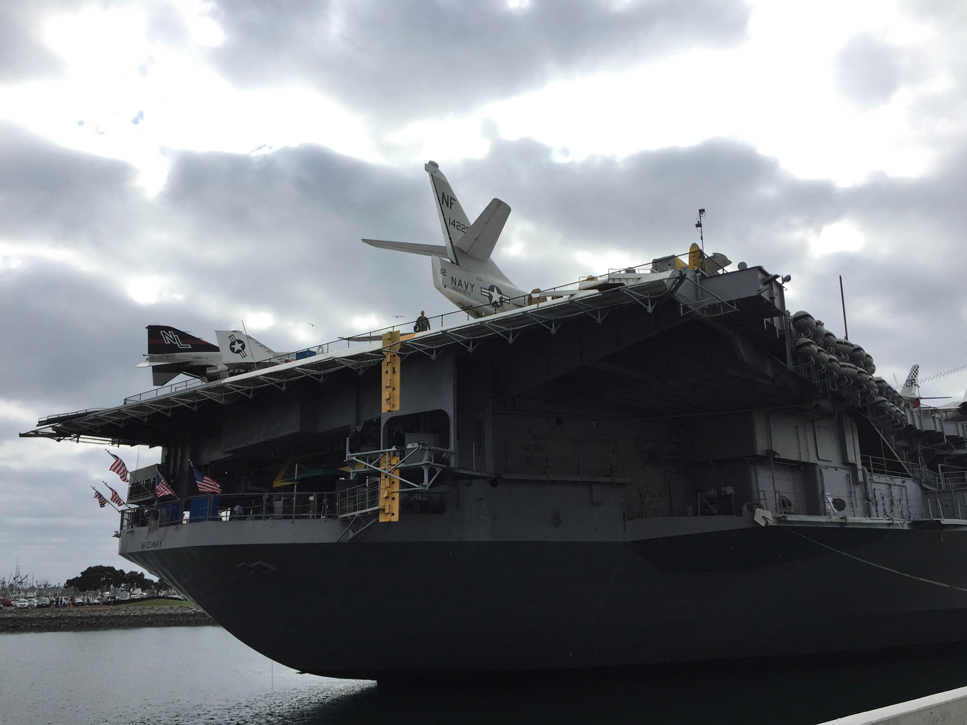 A neat part of my trip was getting to explore the USS Midway aircraft carrier. Massive!